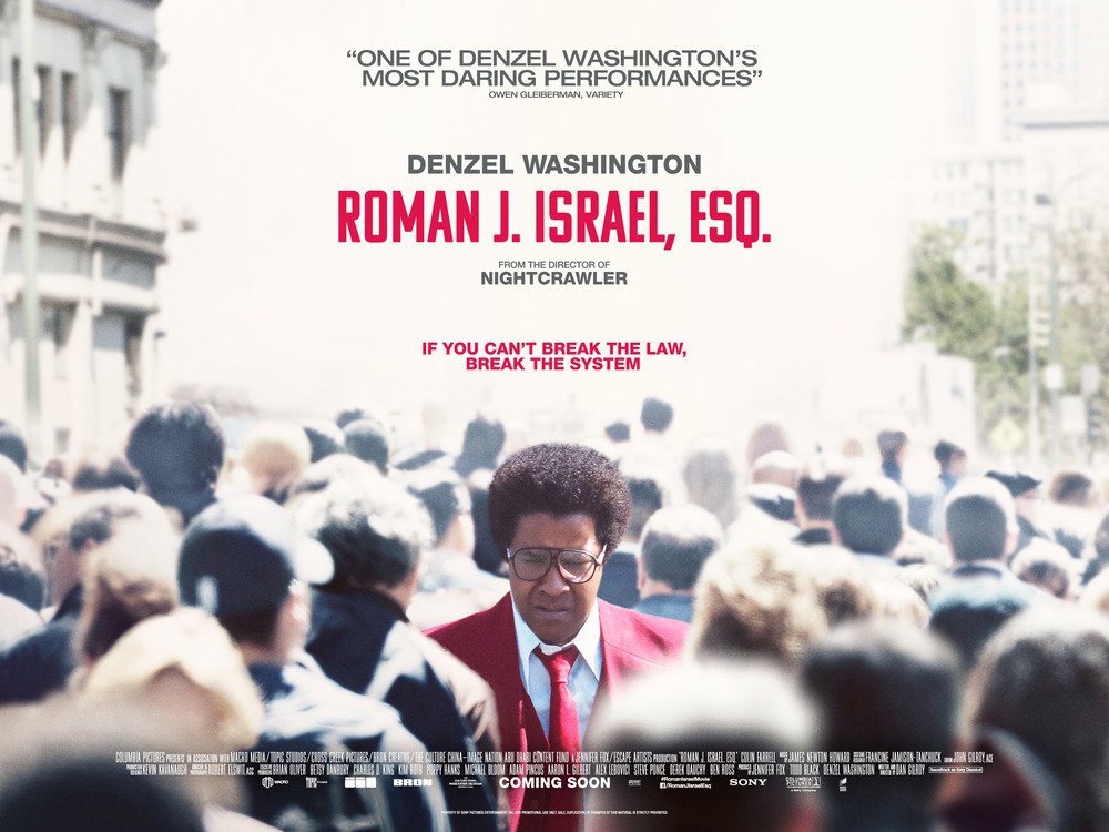 Extra Large Movie Poster Image for Roman J Israel, Esq. (#2 of 4)