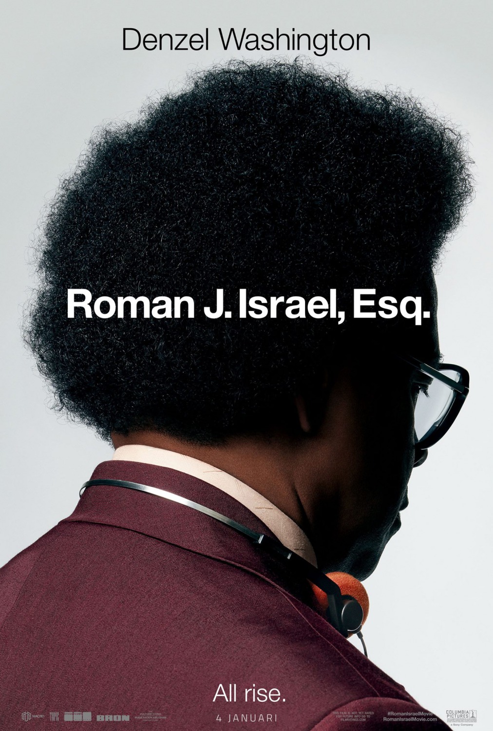 Extra Large Movie Poster Image for Roman J Israel, Esq. (#1 of 4)