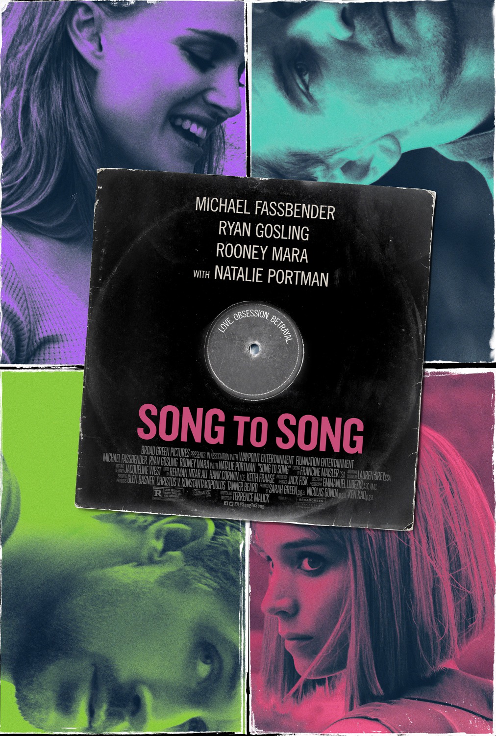 Extra Large Movie Poster Image for Song to Song (#1 of 7)