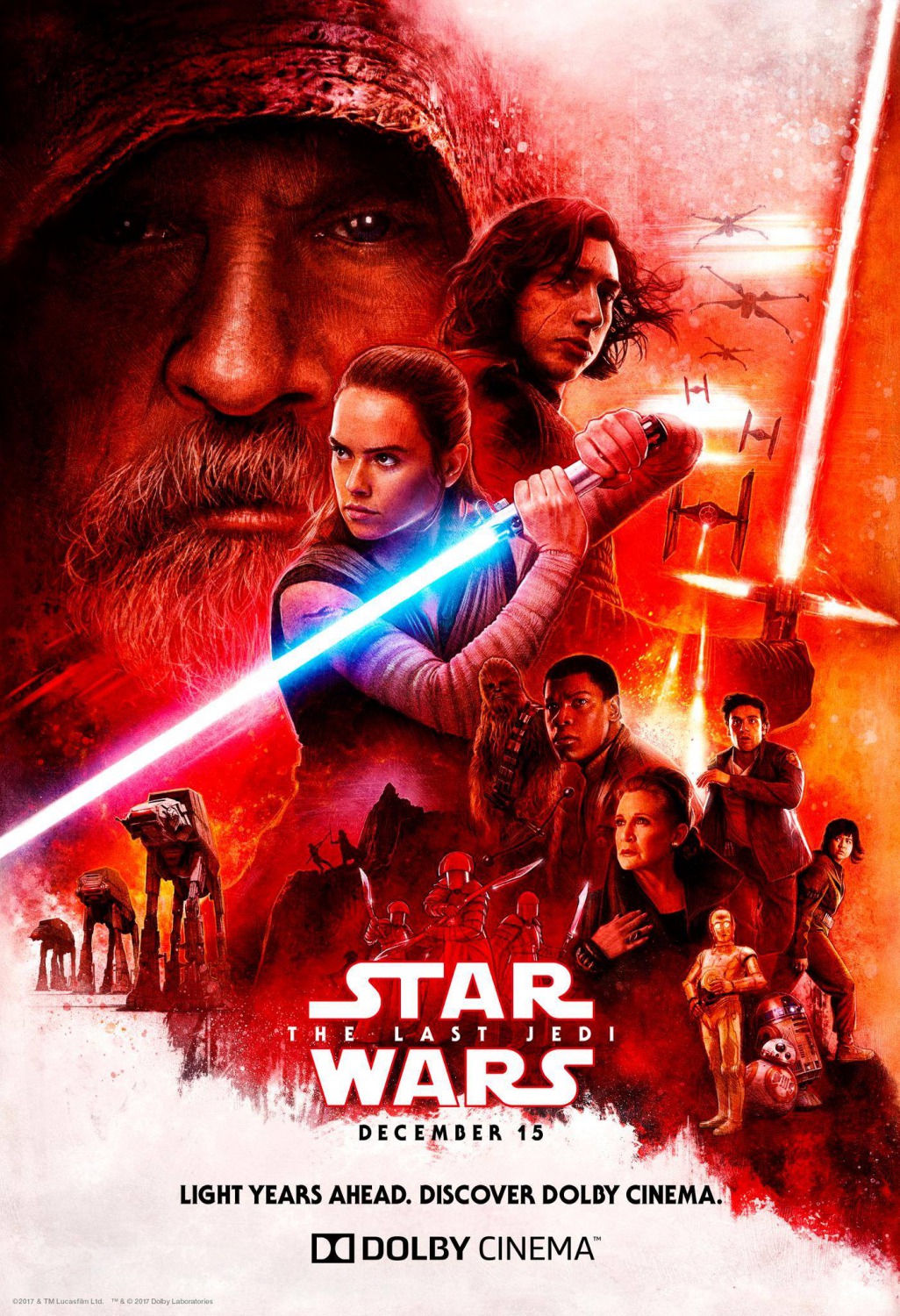 Poster Affiche Star Wars Ascension Du Jedi The Rise Of Skywalker A0 Large Size 