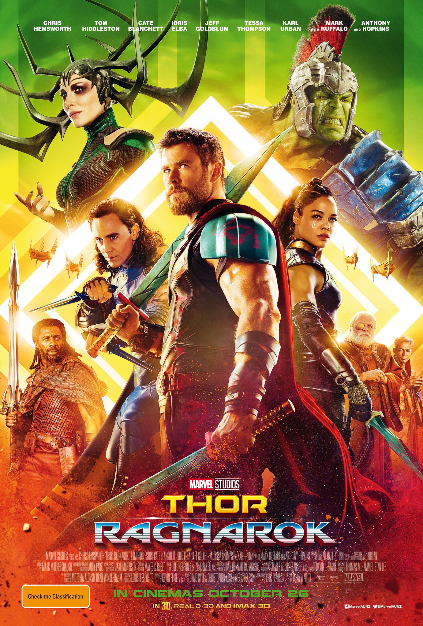 Mega Sized Movie Poster Image for Thor: Ragnarök (#4 of 29)