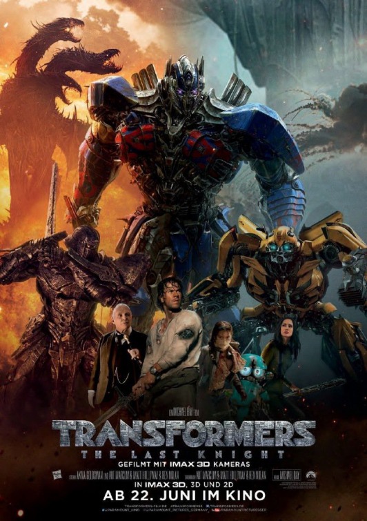 Transformers: The Last Knight Movie Poster