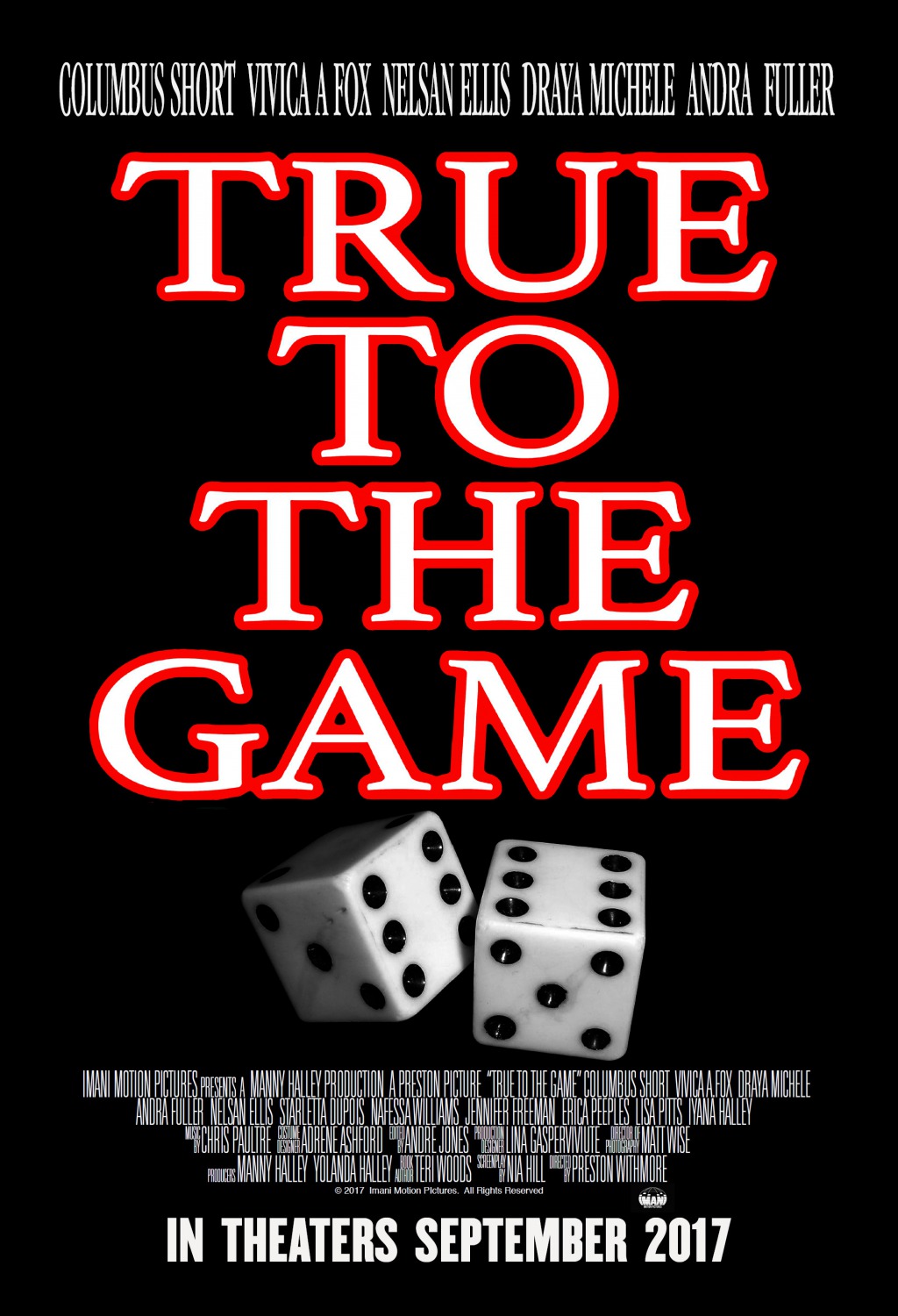 Extra Large Movie Poster Image for True to the Game 
