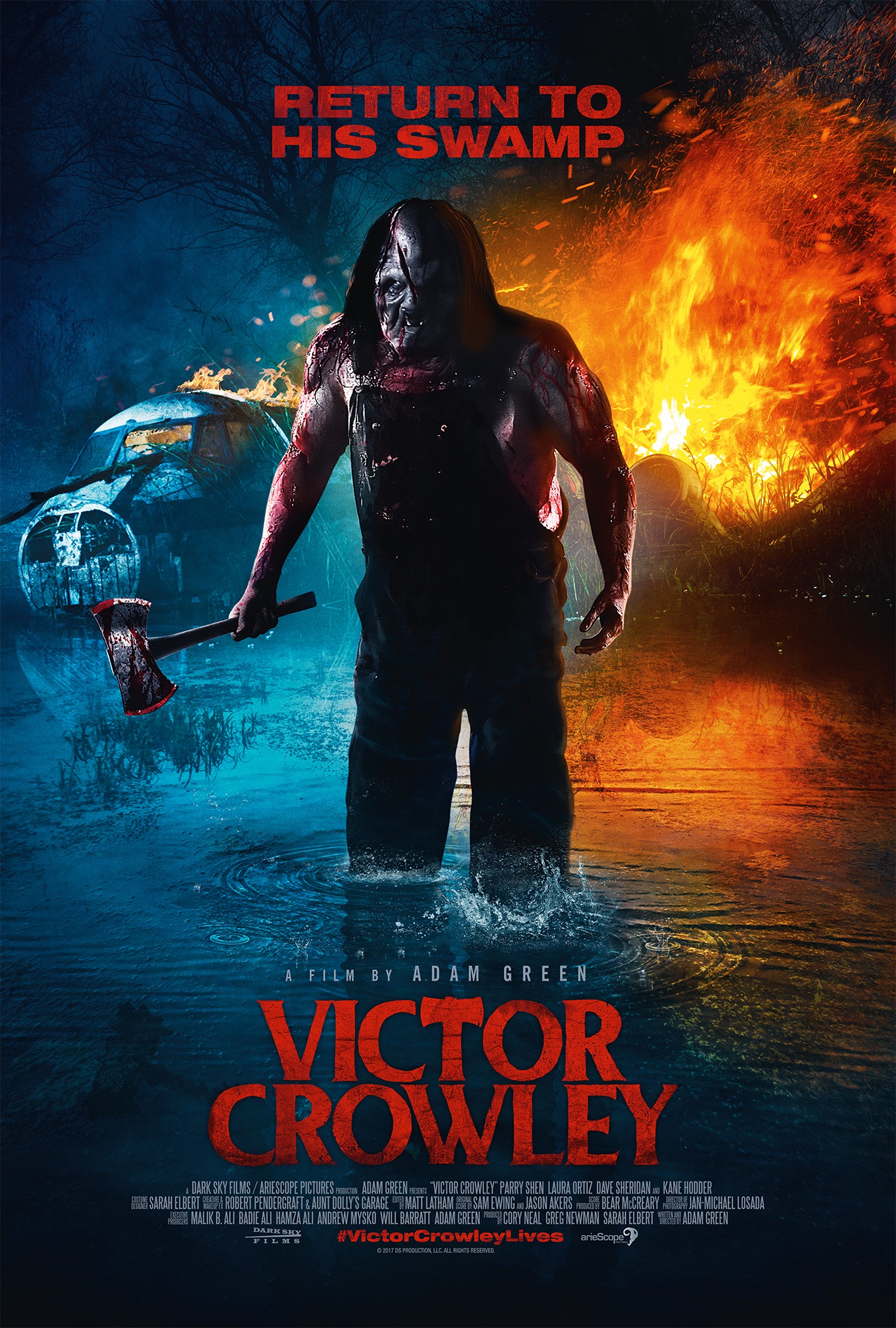 Mega Sized Movie Poster Image for Victor Crowley 