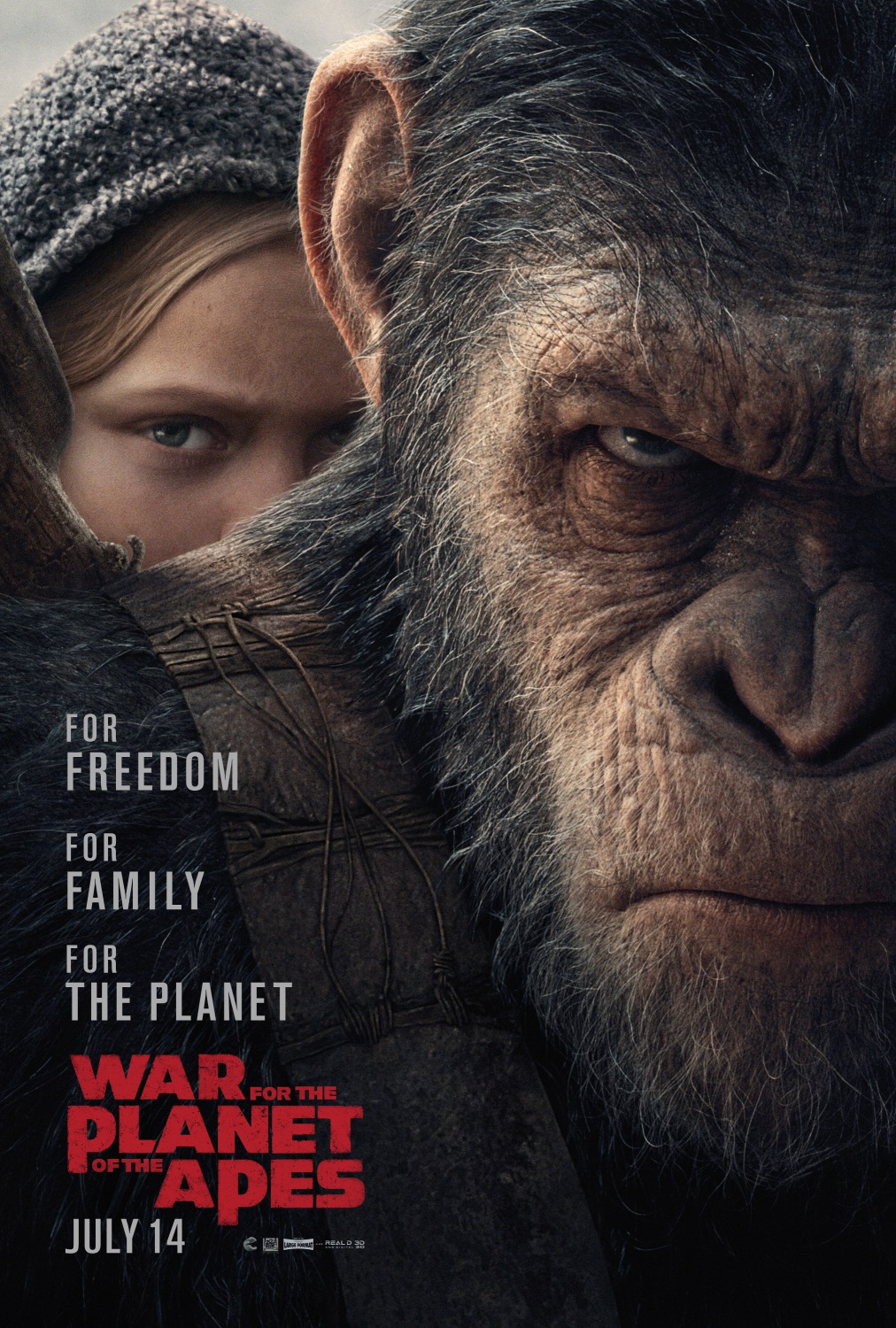 Extra Large Movie Poster Image for War for the Planet of the Apes (#2 of 17)