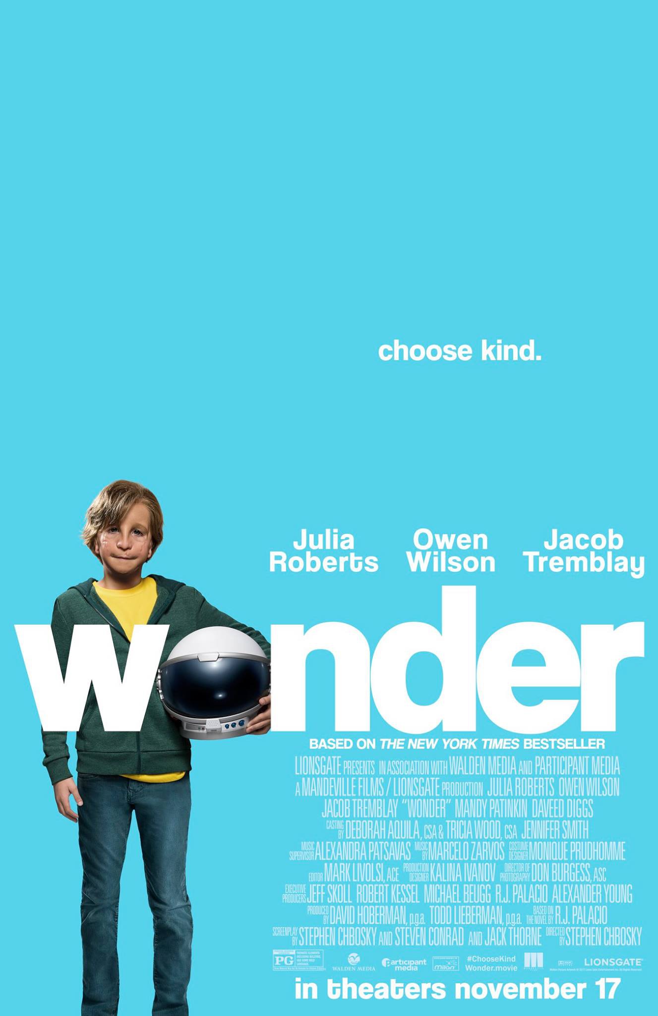 Mega Sized Movie Poster Image for Wonder (#13 of 16)