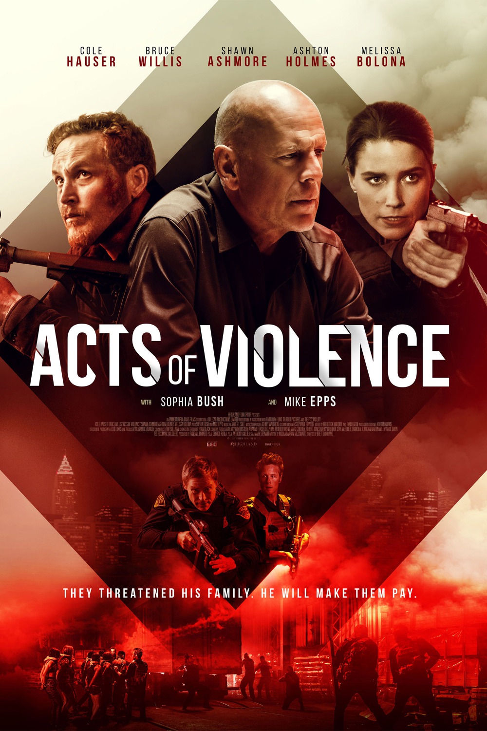Extra Large Movie Poster Image for Acts of Violence (#2 of 2)