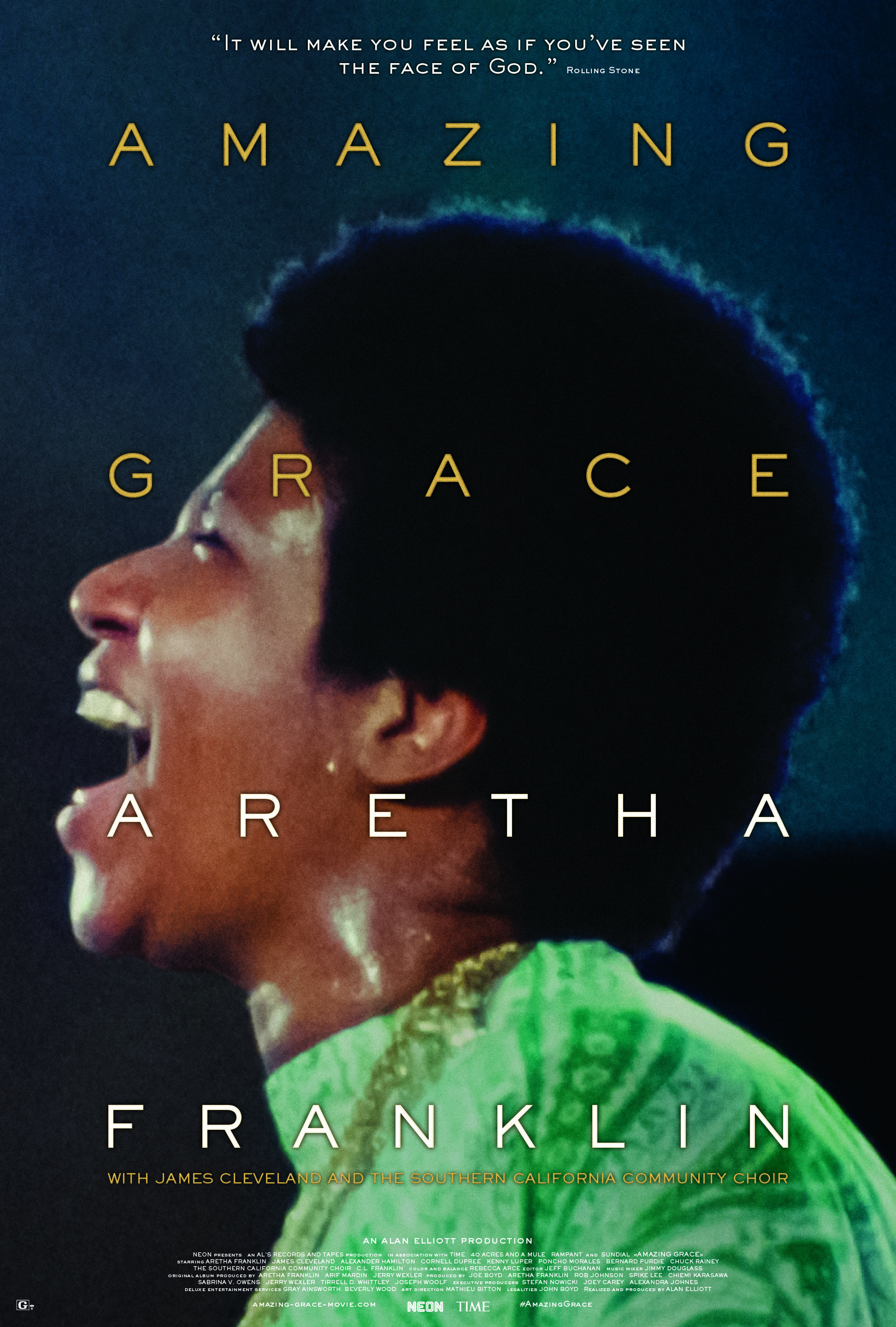 Mega Sized Movie Poster Image for Amazing Grace (#2 of 3)
