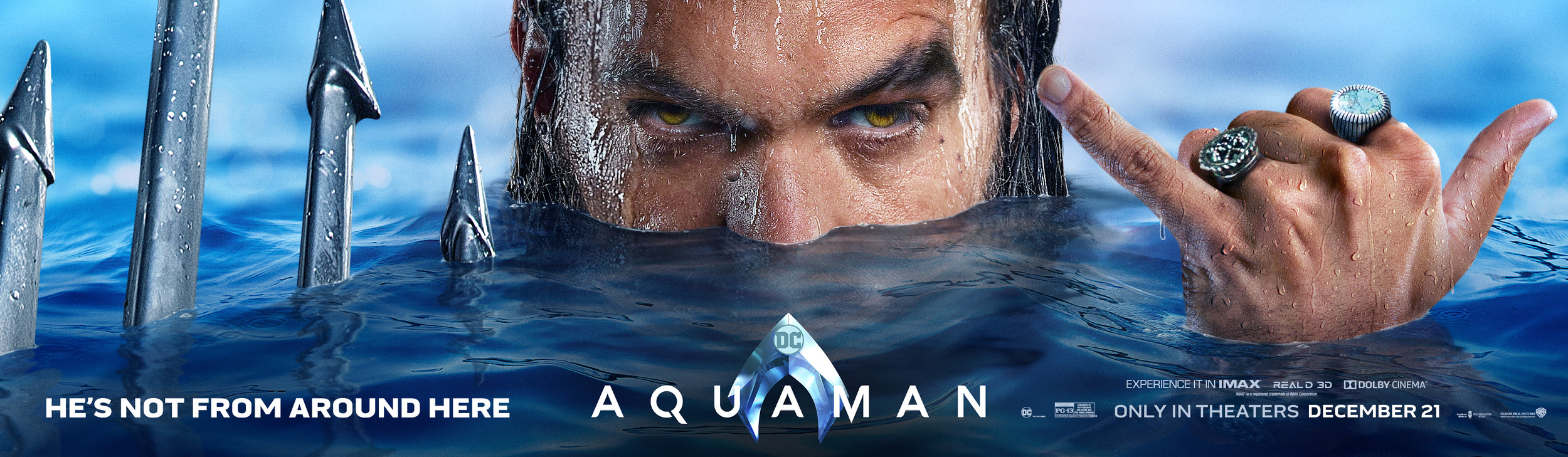 Mega Sized Movie Poster Image for Aquaman (#16 of 22)