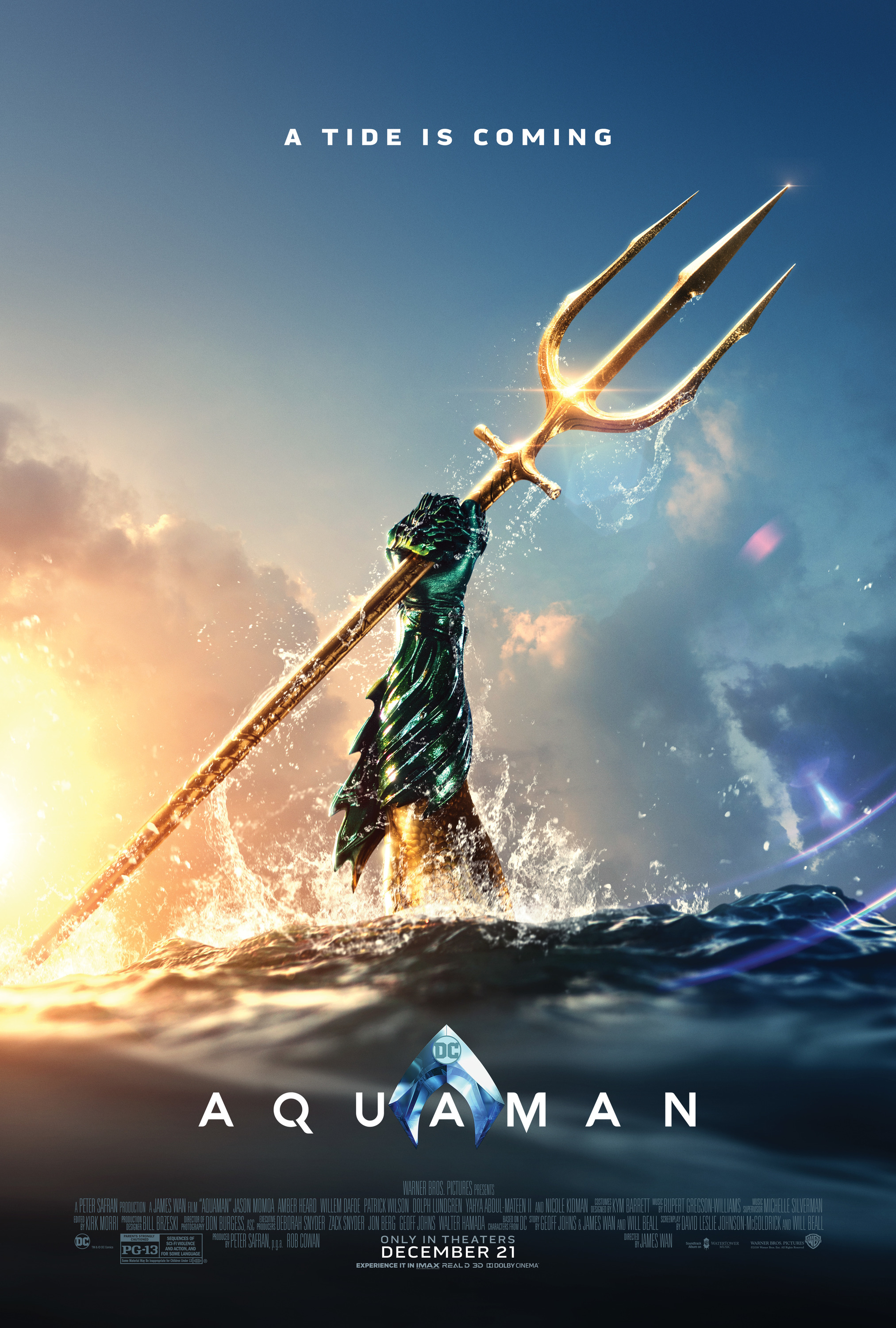 Mega Sized Movie Poster Image for Aquaman (#3 of 22)
