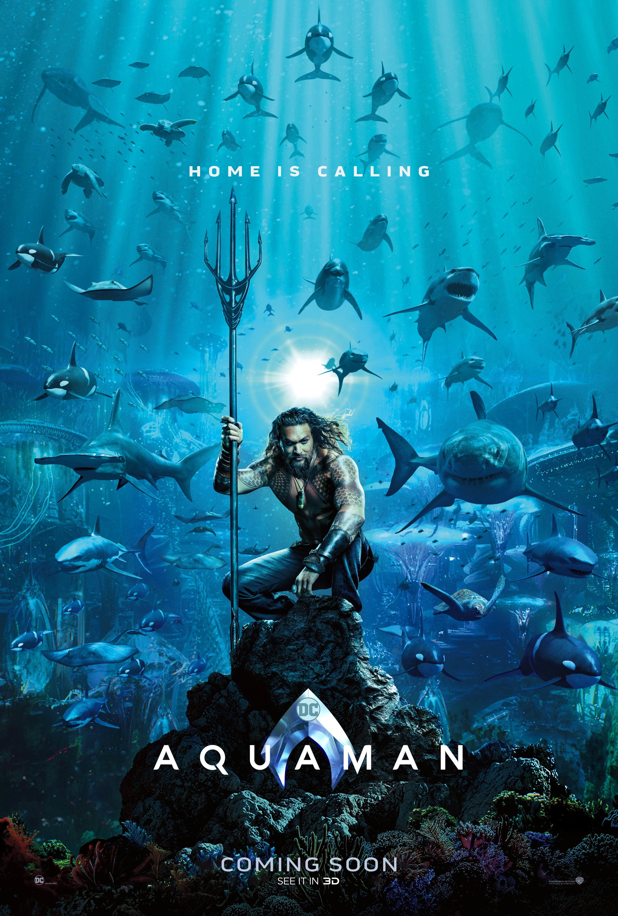 Mega Sized Movie Poster Image for Aquaman (#1 of 22)