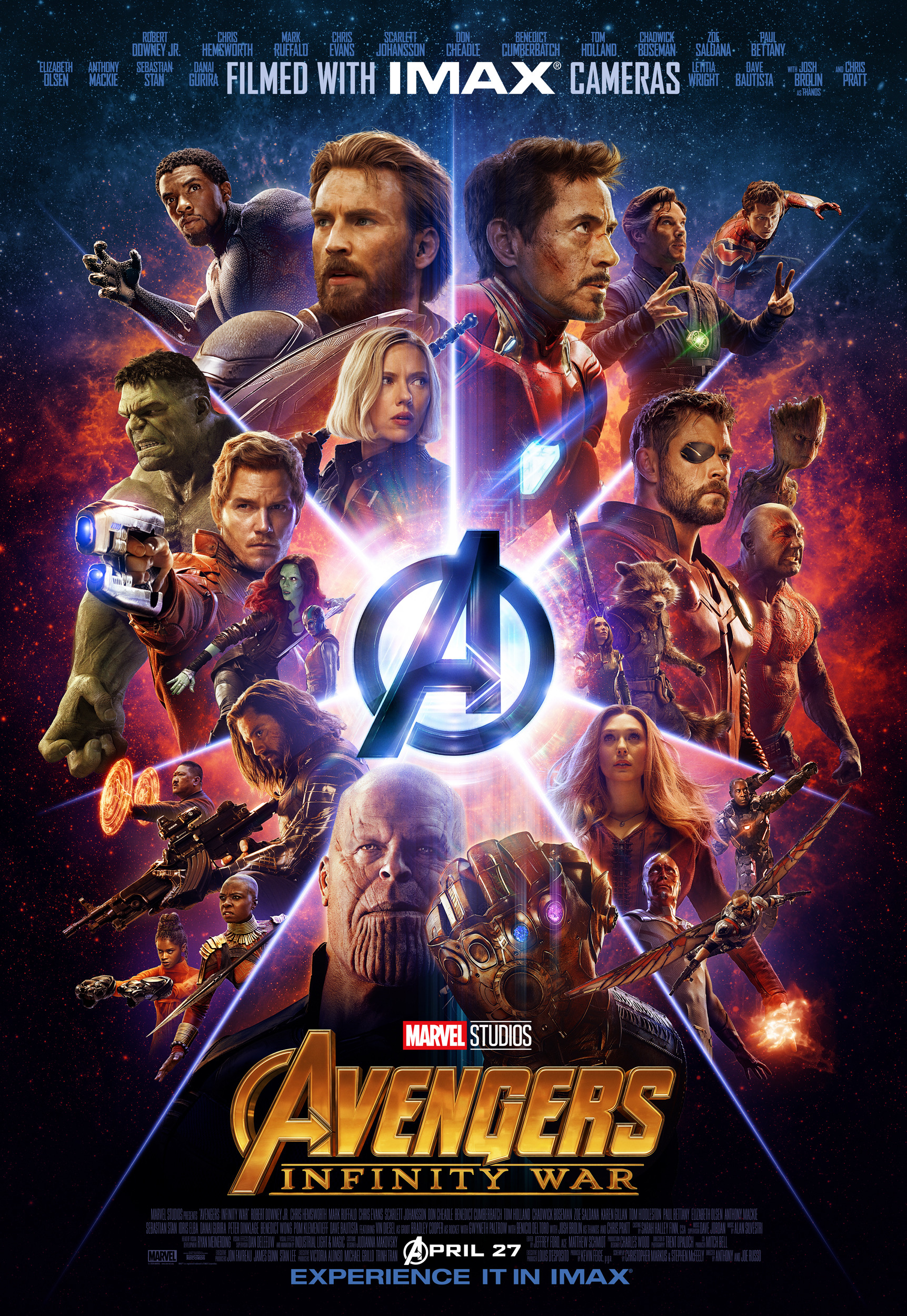 Mega Sized Movie Poster Image for Avengers: Infinity War (#33 of 45)