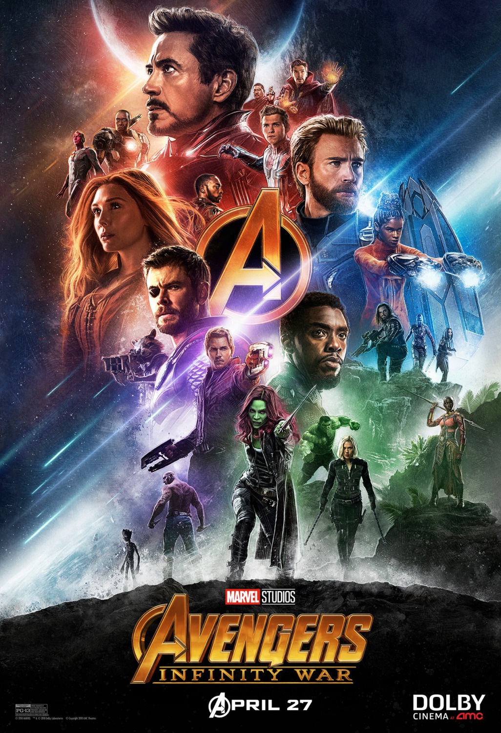 Extra Large Movie Poster Image for Avengers: Infinity War (#34 of 45)