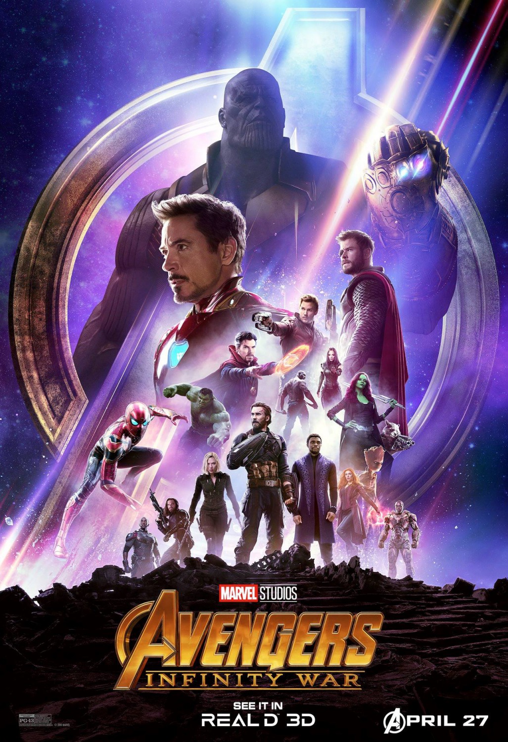 Extra Large Movie Poster Image for Avengers: Infinity War (#35 of 45)