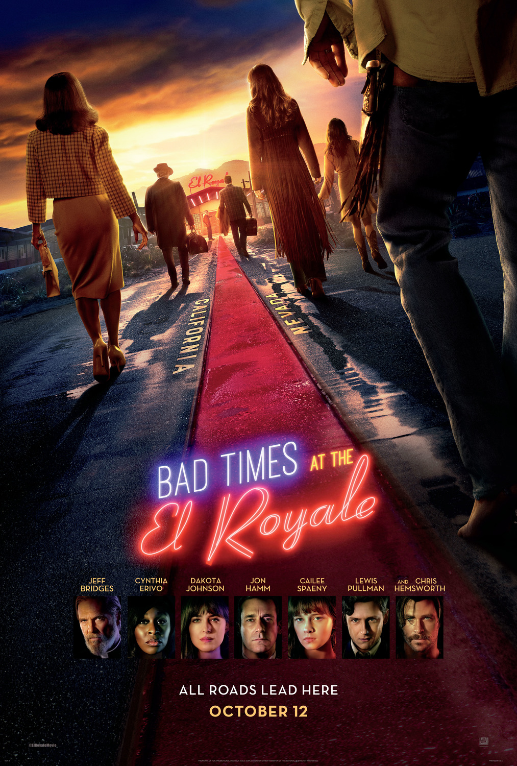 Extra Large Movie Poster Image for Bad Times at the El Royale (#18 of 18)