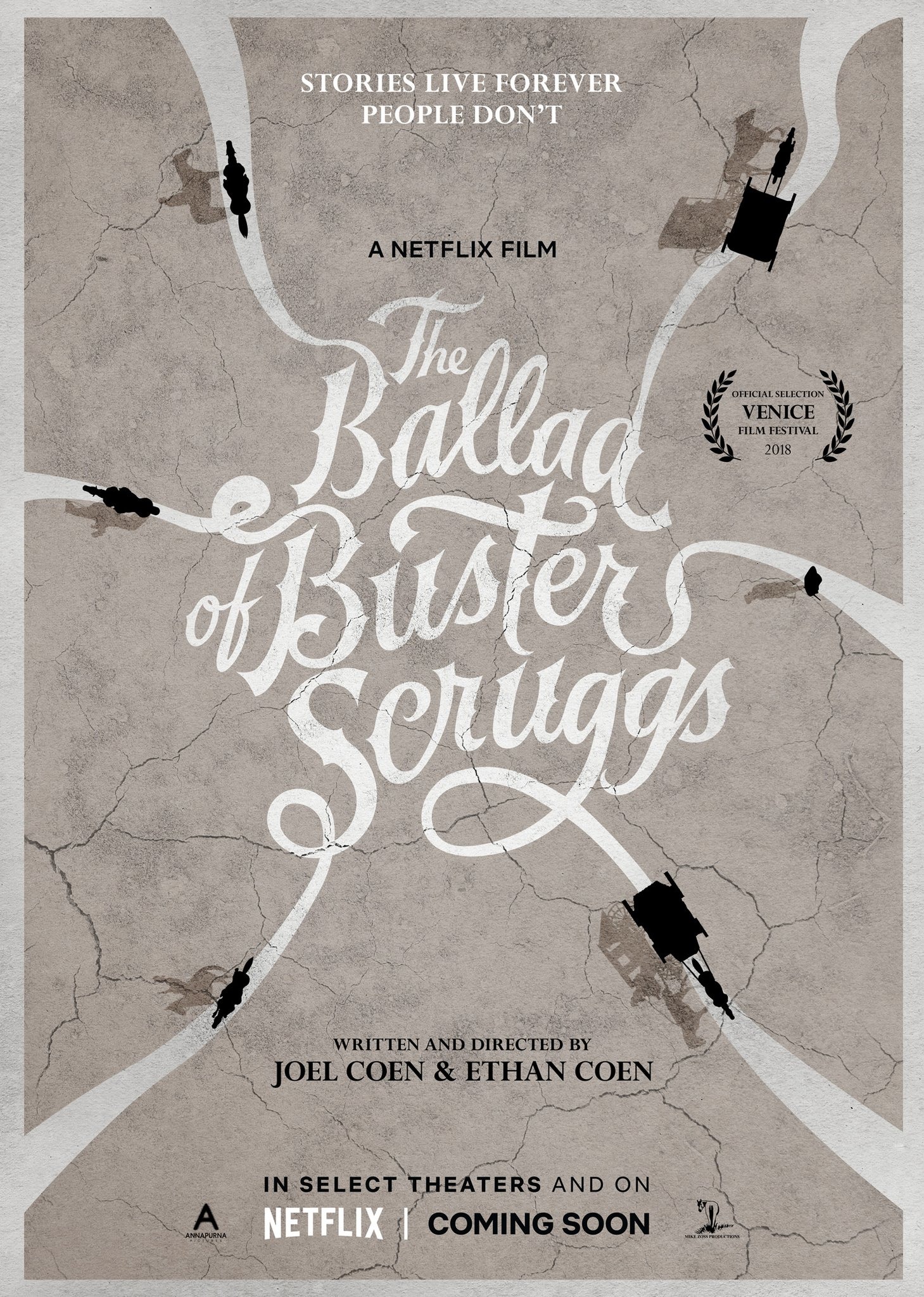 Mega Sized Movie Poster Image for The Ballad of Buster Scruggs (#1 of 2)