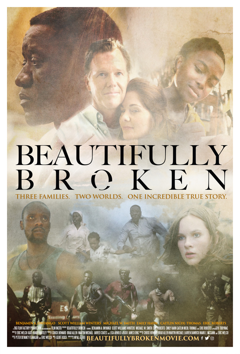 Extra Large Movie Poster Image for Beautifully Broken 