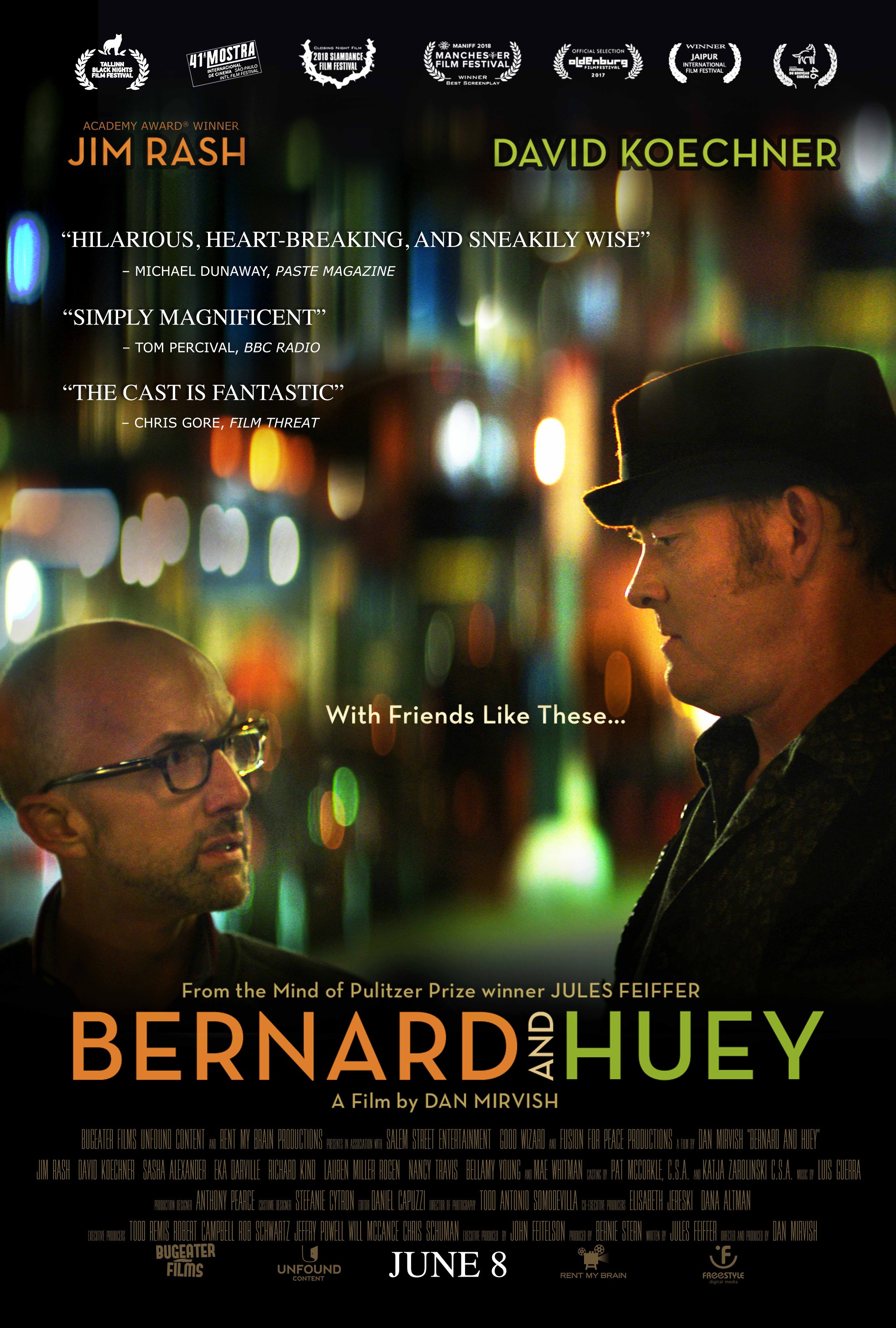 Mega Sized Movie Poster Image for Bernard and Huey 