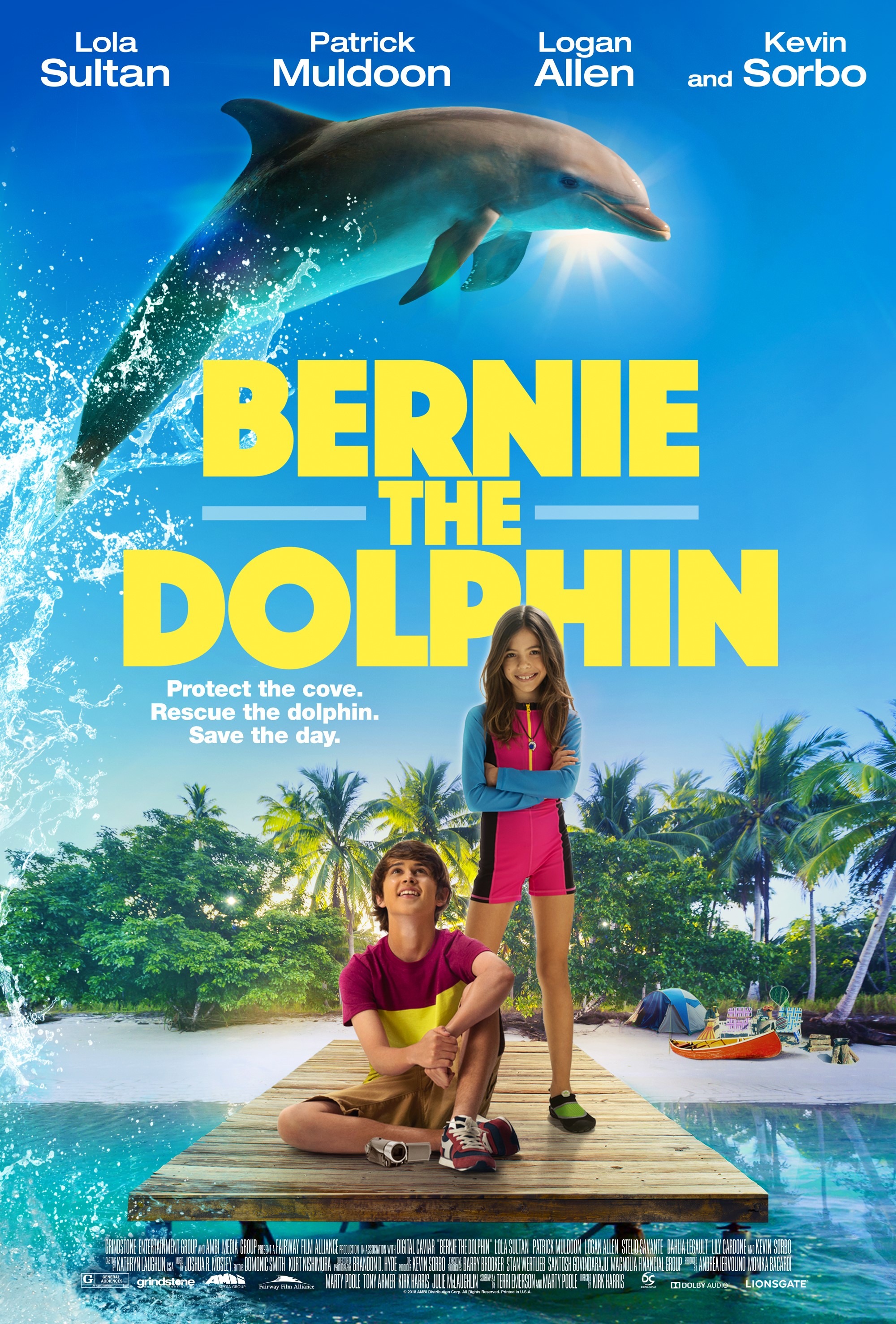 Mega Sized Movie Poster Image for Bernie The Dolphin 