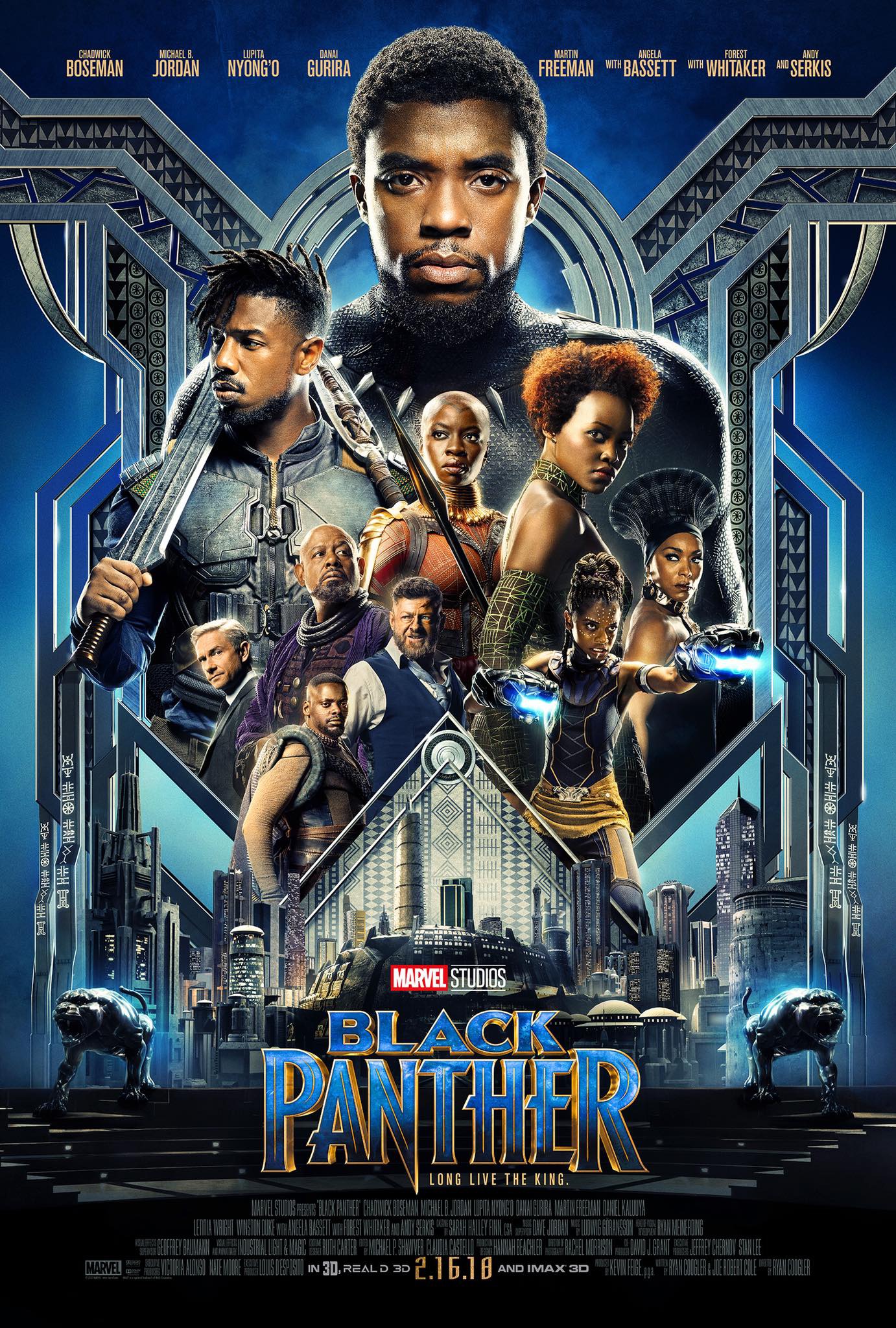 Mega Sized Movie Poster Image for Black Panther (#3 of 27)