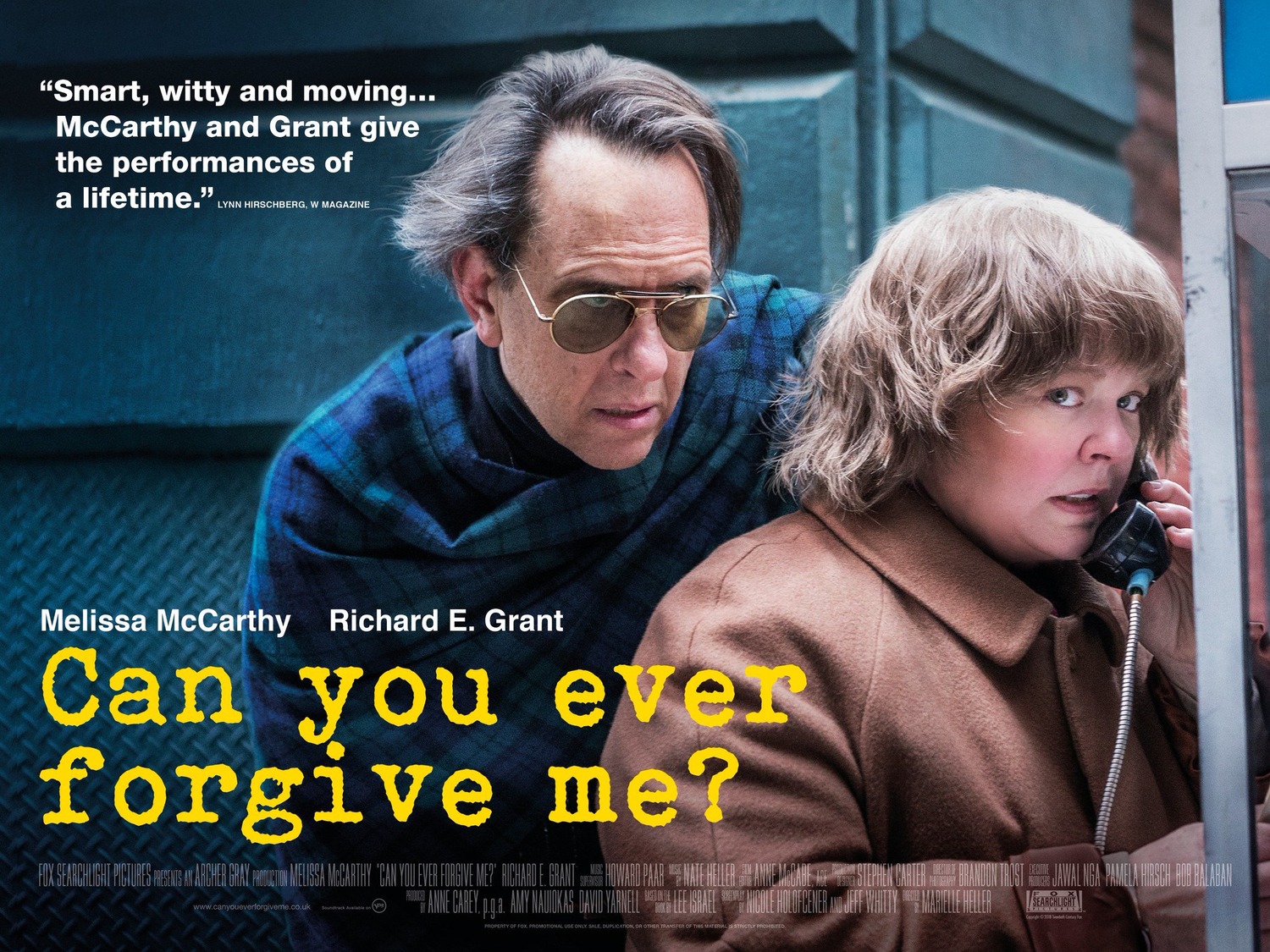 Extra Large Movie Poster Image for Can You Ever Forgive Me? (#2 of 3)