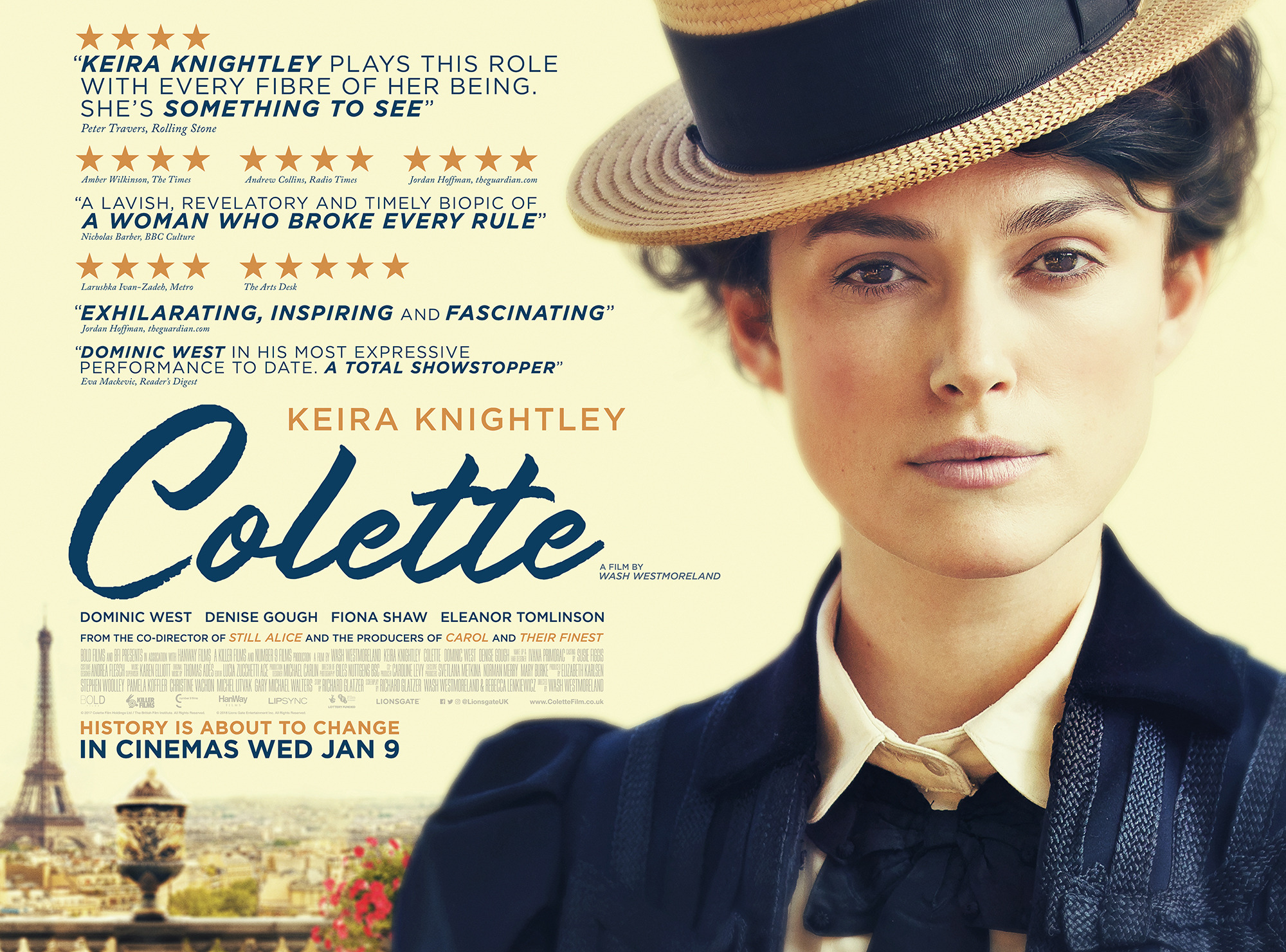 Mega Sized Movie Poster Image for Colette (#7 of 7)