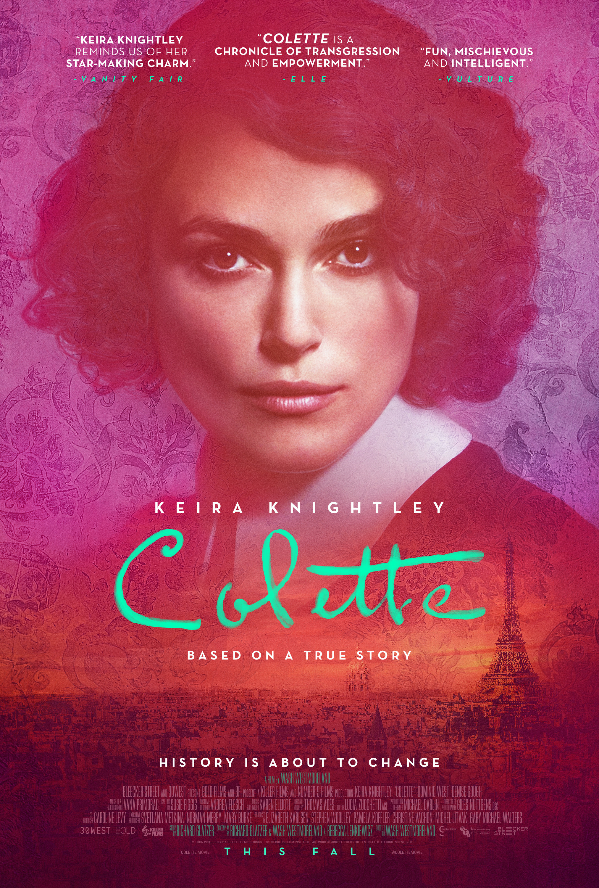 Mega Sized Movie Poster Image for Colette (#1 of 7)