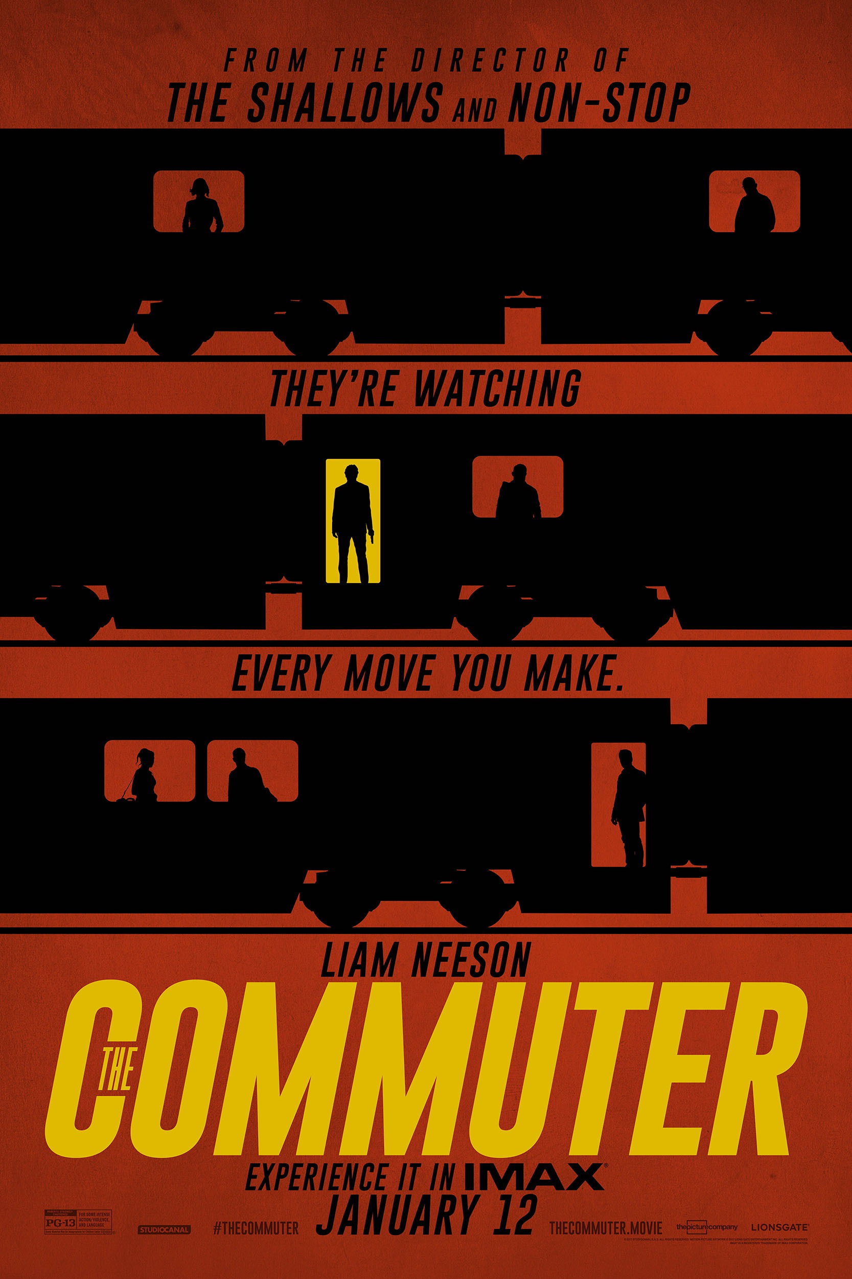 Mega Sized Movie Poster Image for The Commuter (#13 of 17)