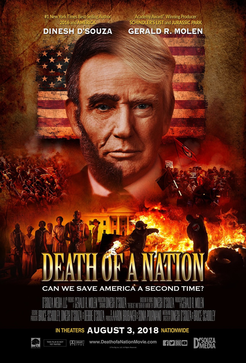 Extra Large Movie Poster Image for Death of a Nation 