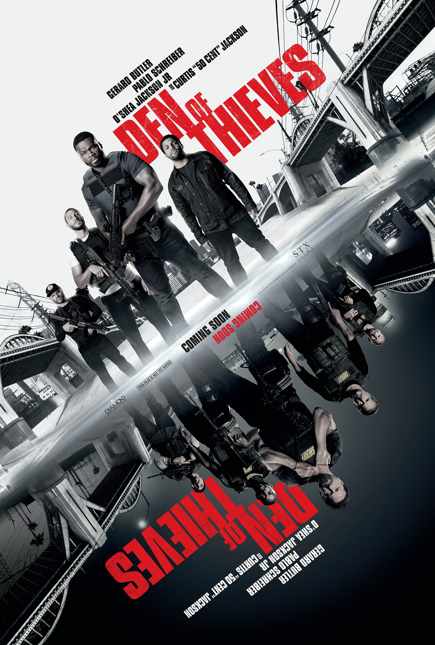 Mega Sized Movie Poster Image for Den of Thieves (#2 of 10)