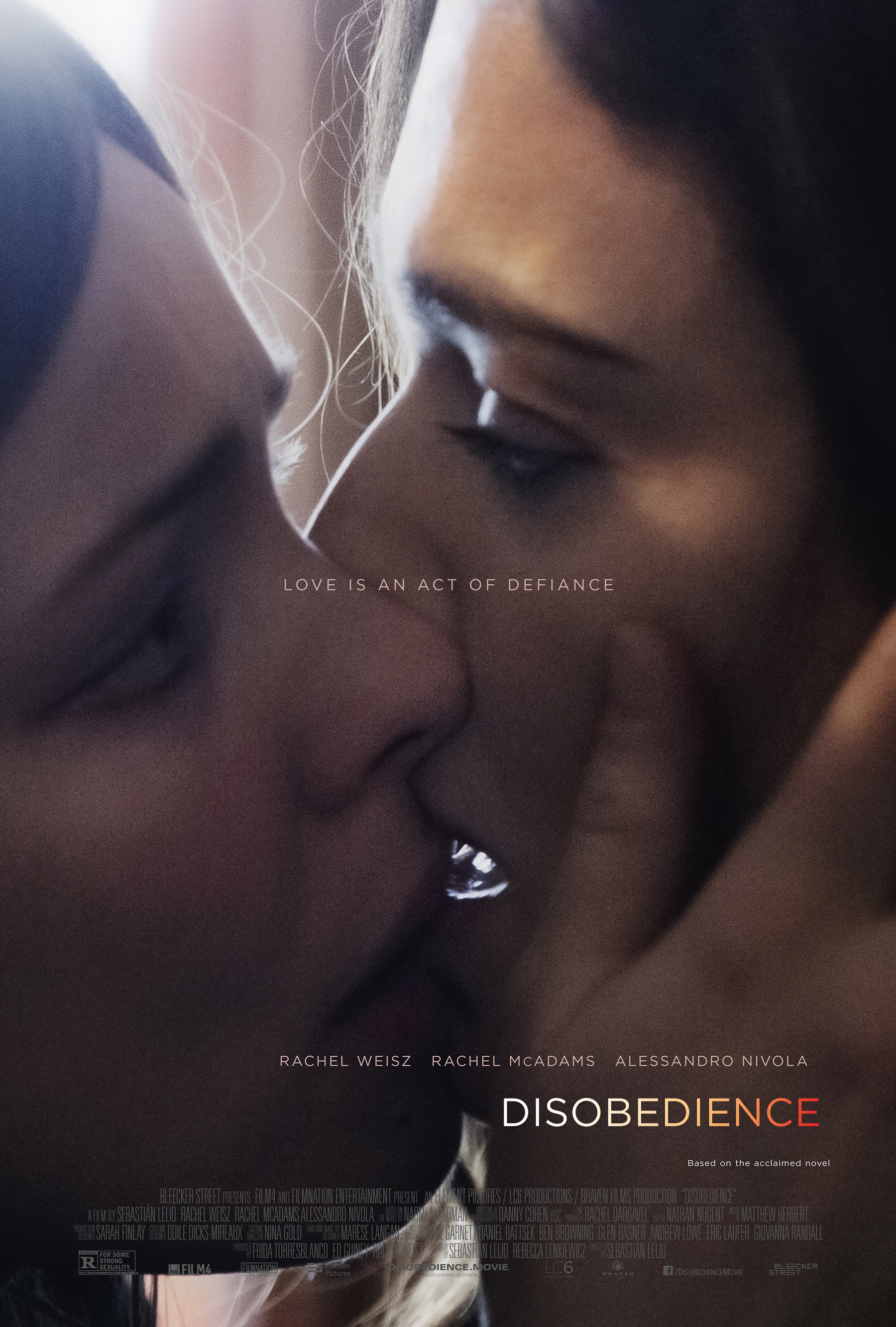 Mega Sized Movie Poster Image for Disobedience (#1 of 6)