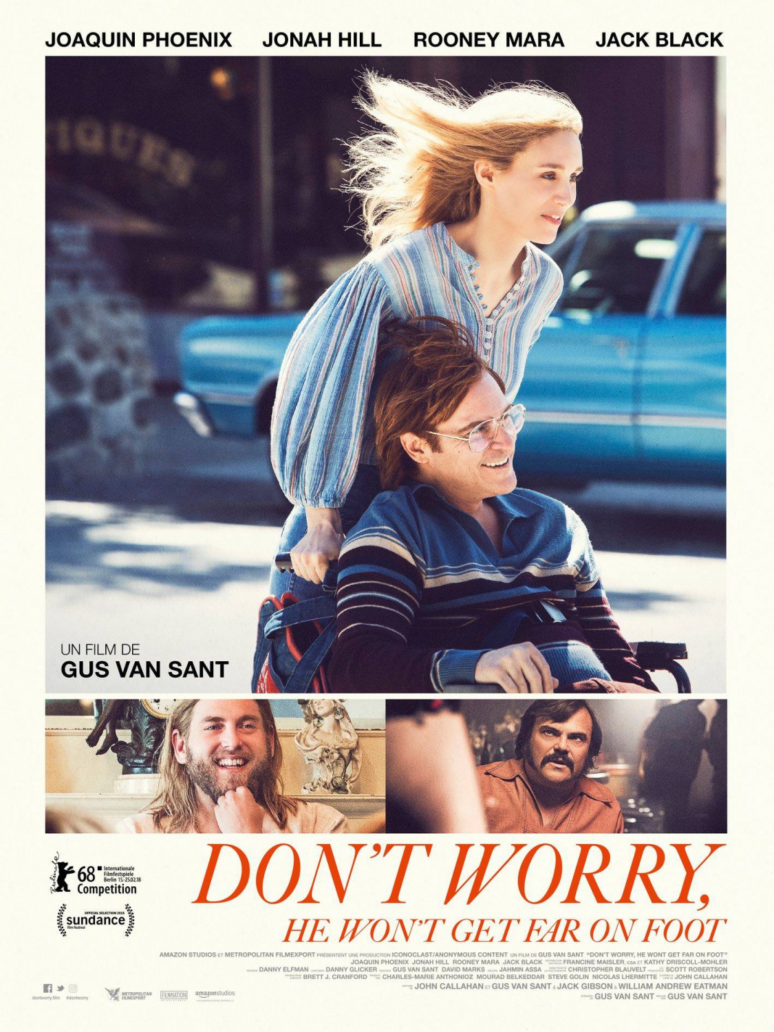 Extra Large Movie Poster Image for Don't Worry, He Won't Get Far on Foot (#2 of 5)