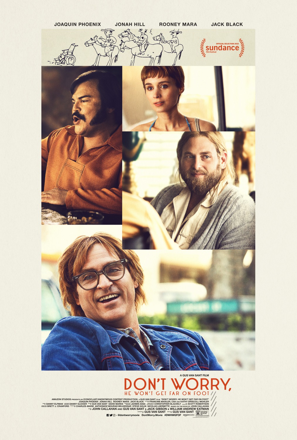 Extra Large Movie Poster Image for Don't Worry, He Won't Get Far on Foot (#1 of 5)