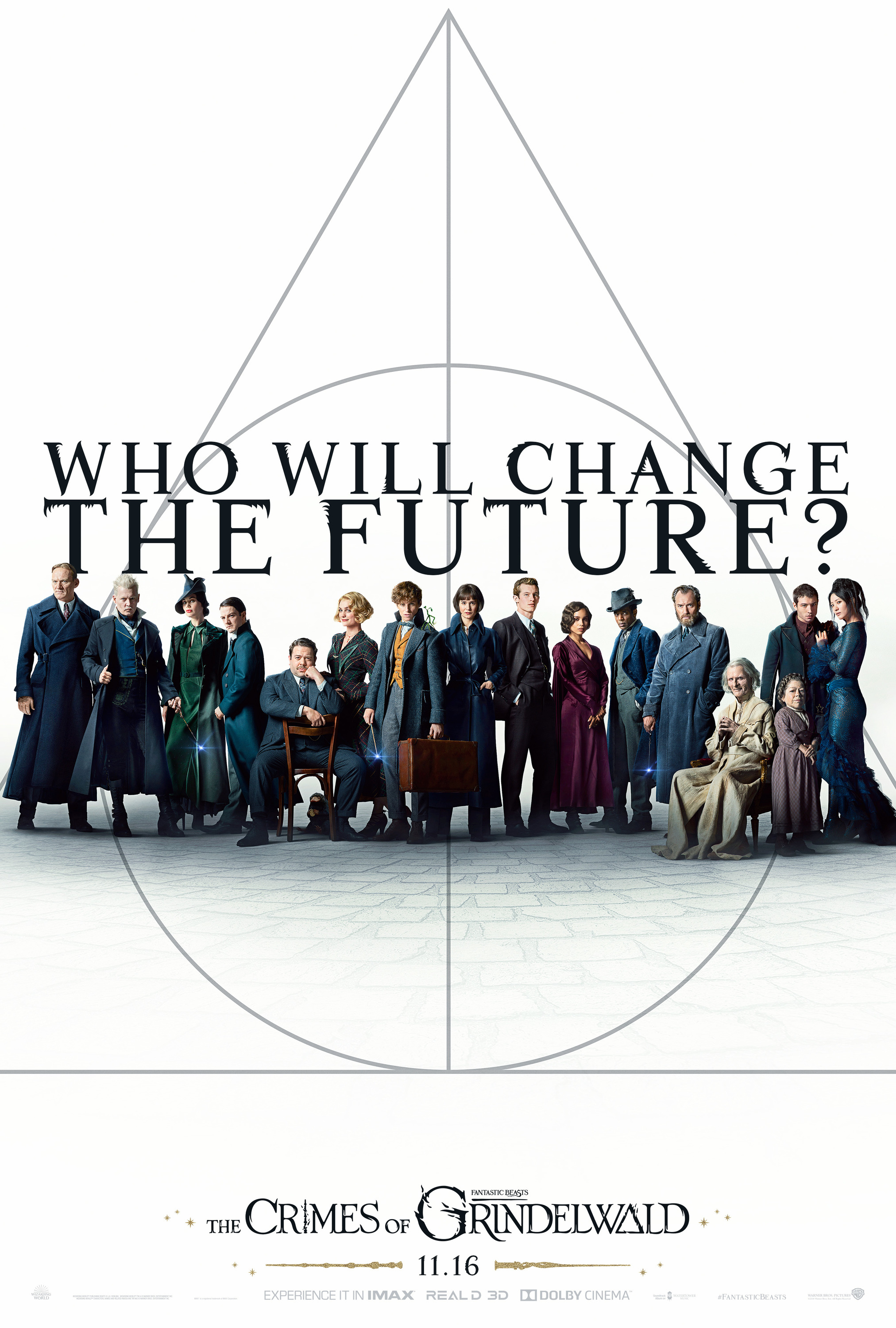 Mega Sized Movie Poster Image for Fantastic Beasts: The Crimes of Grindelwald (#3 of 32)