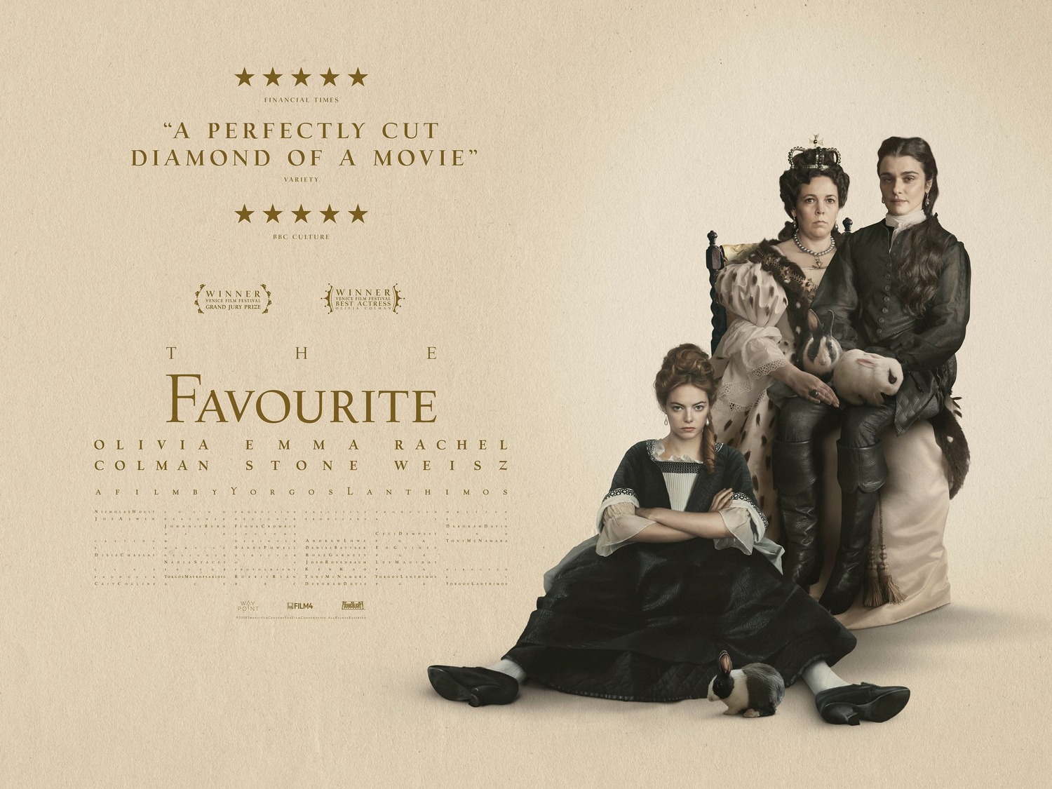 Extra Large Movie Poster Image for The Favourite (#3 of 3)