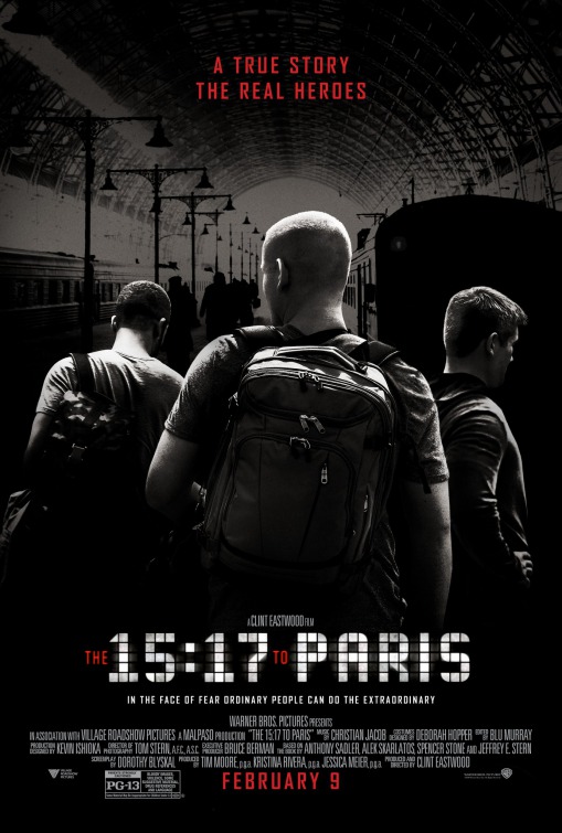 The 15:17 to Paris Movie Poster