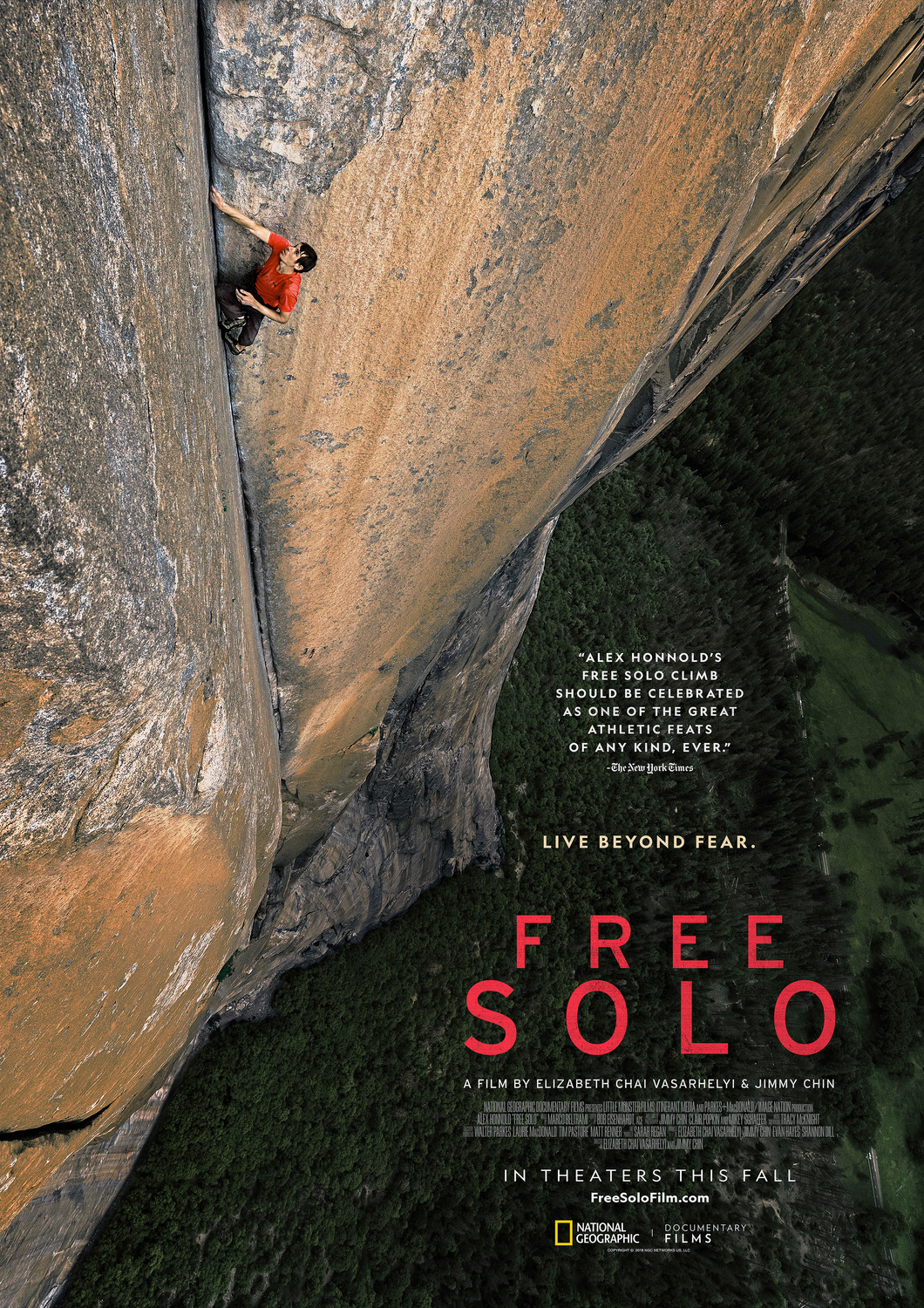 Extra Large Movie Poster Image for Free Solo (#2 of 2)