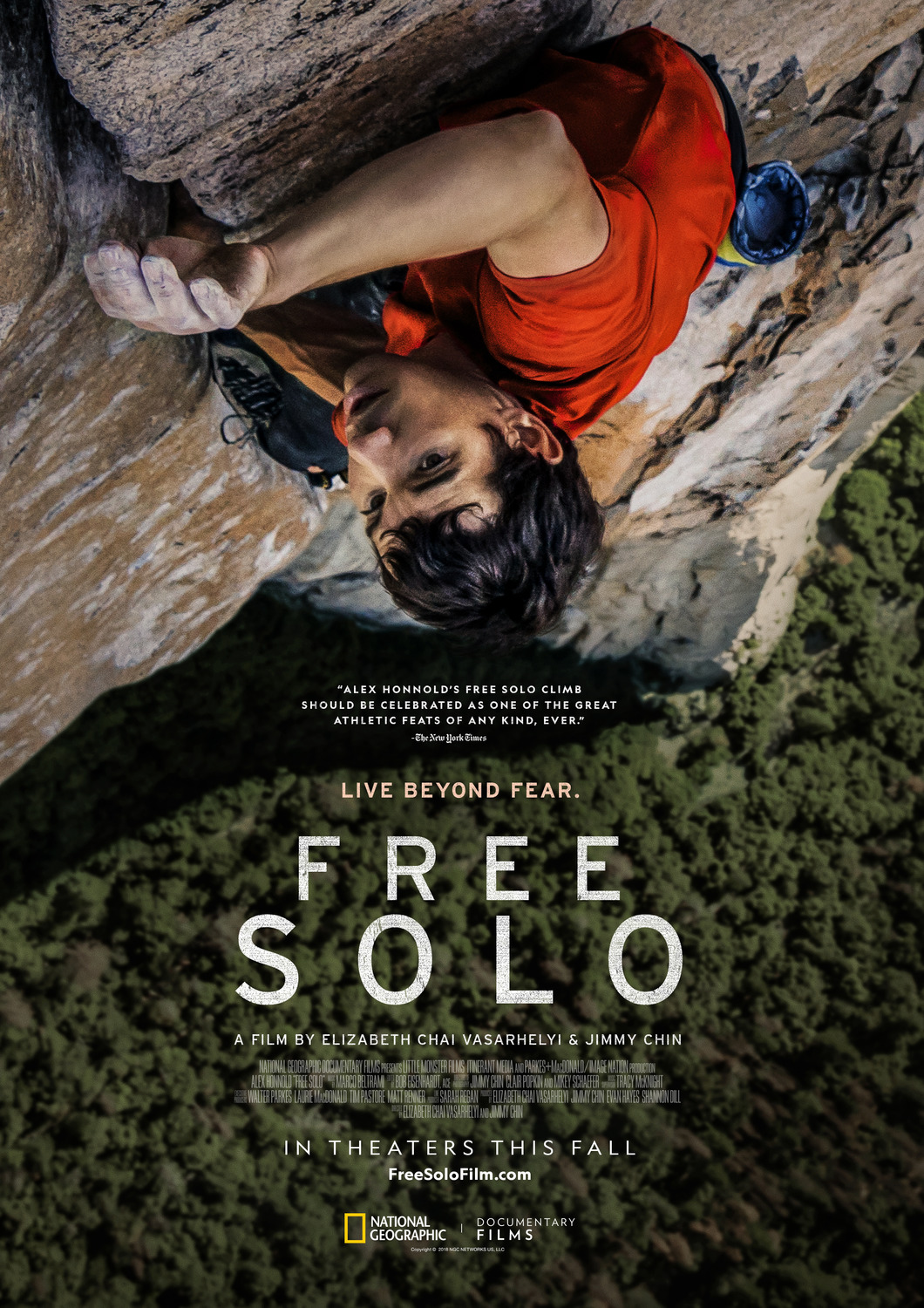 Extra Large Movie Poster Image for Free Solo (#1 of 2)