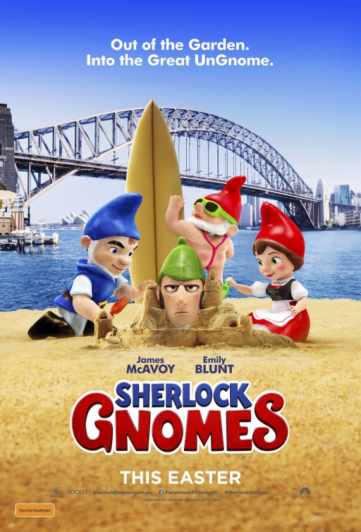 Gnomeo & Juliet: Sherlock Gnomes Movie Poster