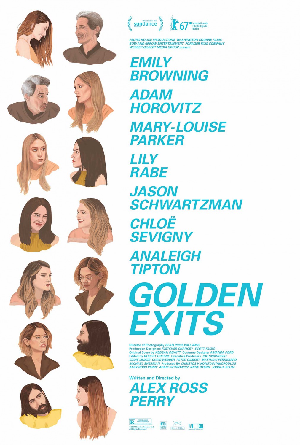 Extra Large Movie Poster Image for Golden Exits 