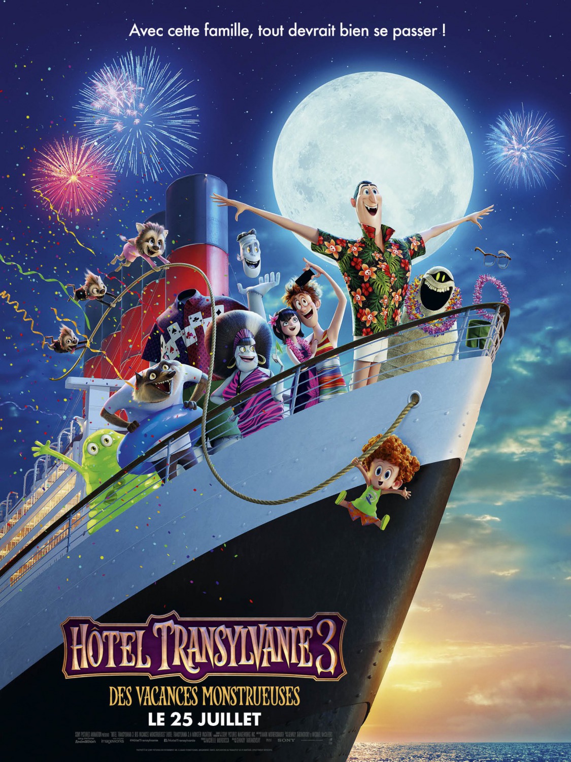 Extra Large Movie Poster Image for Hotel Transylvania 3: Summer Vacation (#4 of 17)