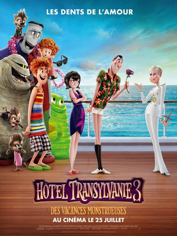 Movie Poster 2018 Hotel Transylvania 3-Summer Vacation Semi-Gloss 3 Sizes 