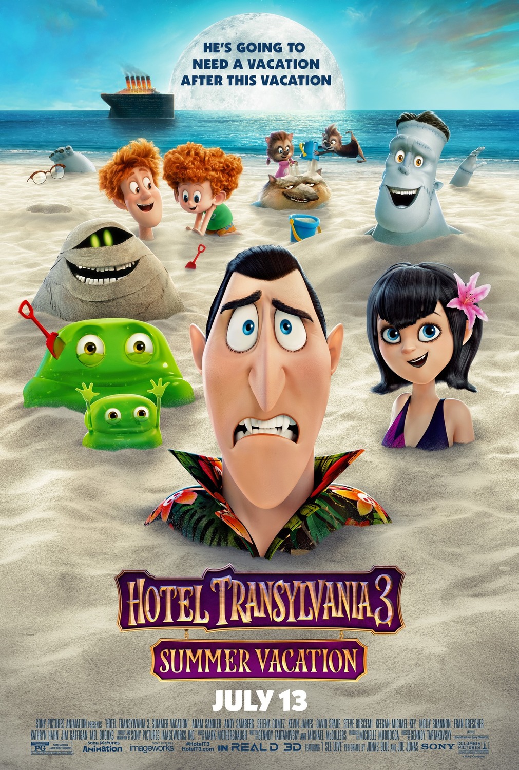 Extra Large Movie Poster Image for Hotel Transylvania 3: Summer Vacation (#9 of 17)