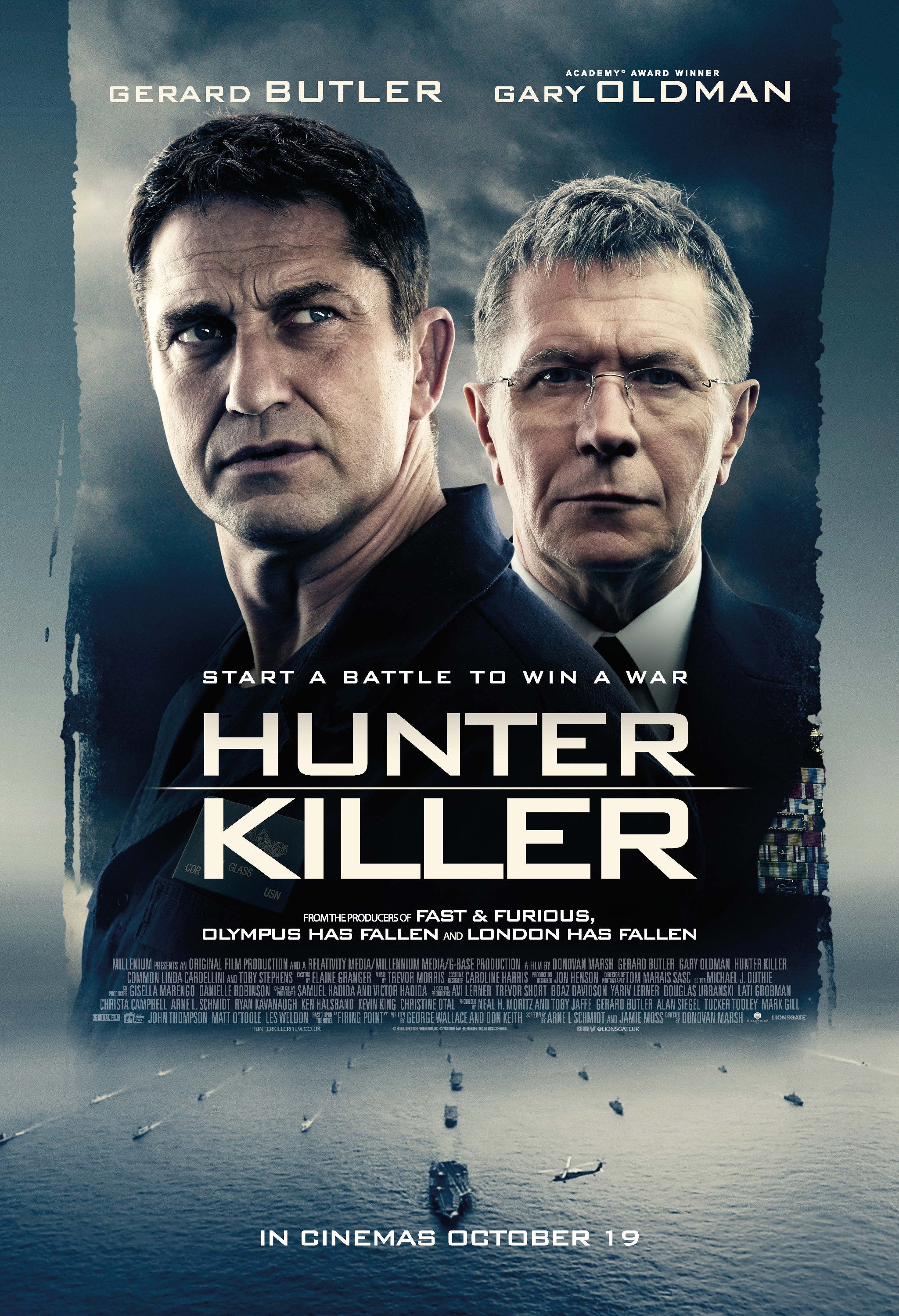 Mega Sized Movie Poster Image for Hunter Killer (#2 of 10)