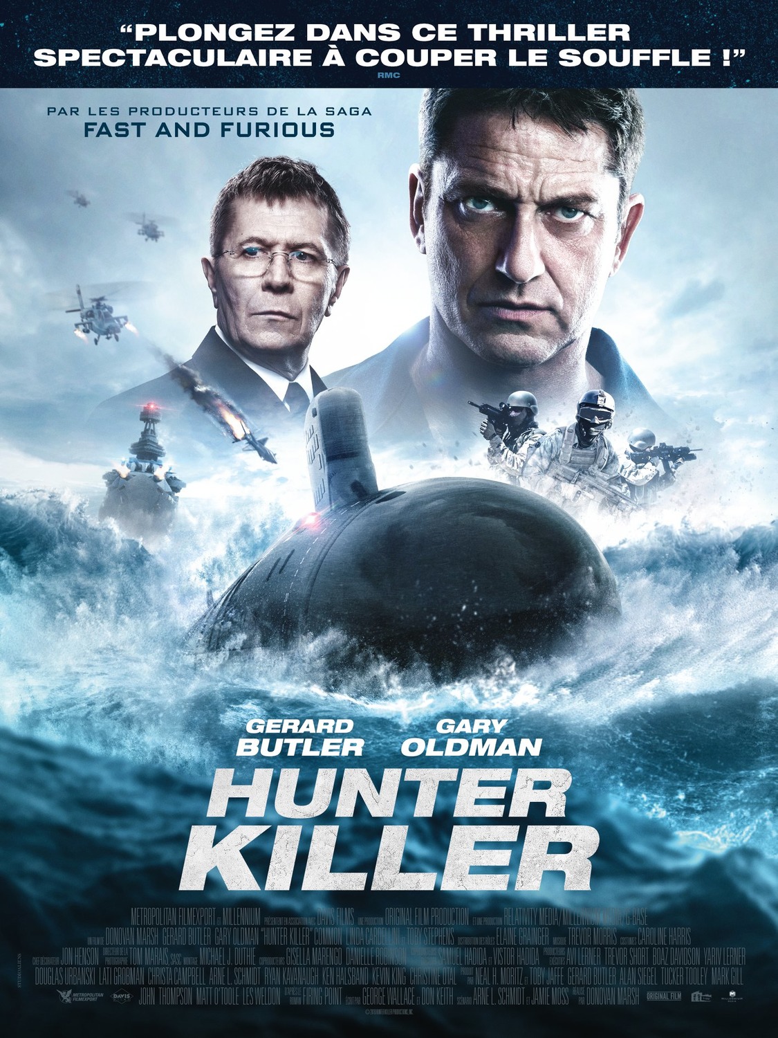 Extra Large Movie Poster Image for Hunter Killer (#8 of 10)