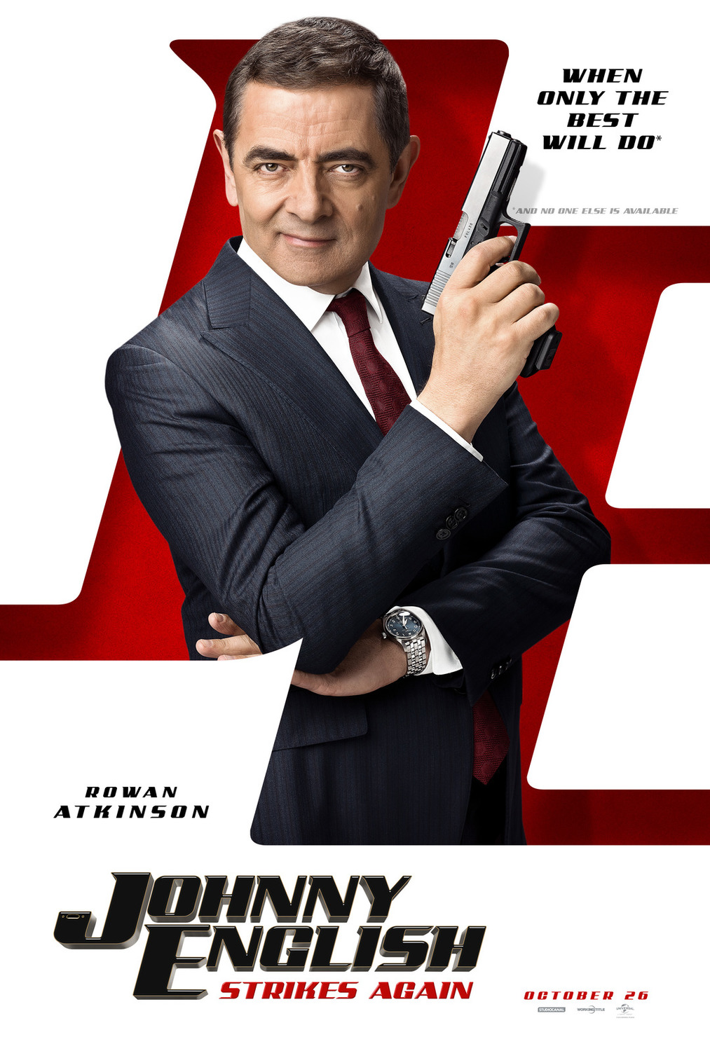 Johnny English Strikes Again 2 Movie Poster Canvas Picture Art Print A0-A4 