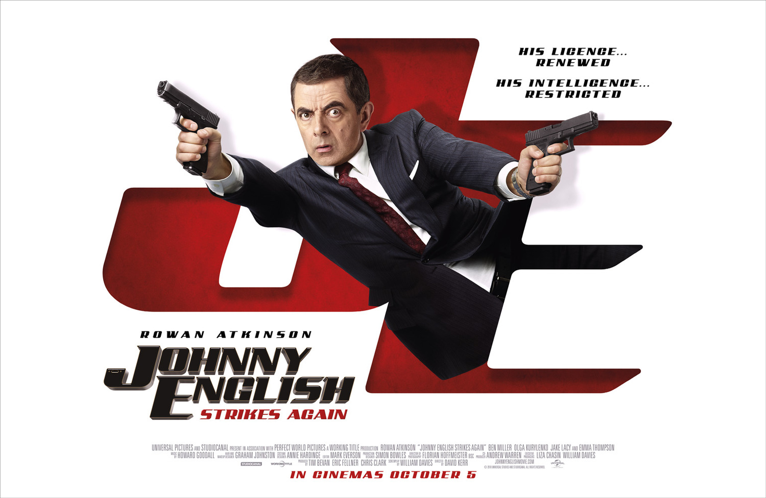 Extra Large Movie Poster Image for Johnny English Strikes Again (#5 of 9)
