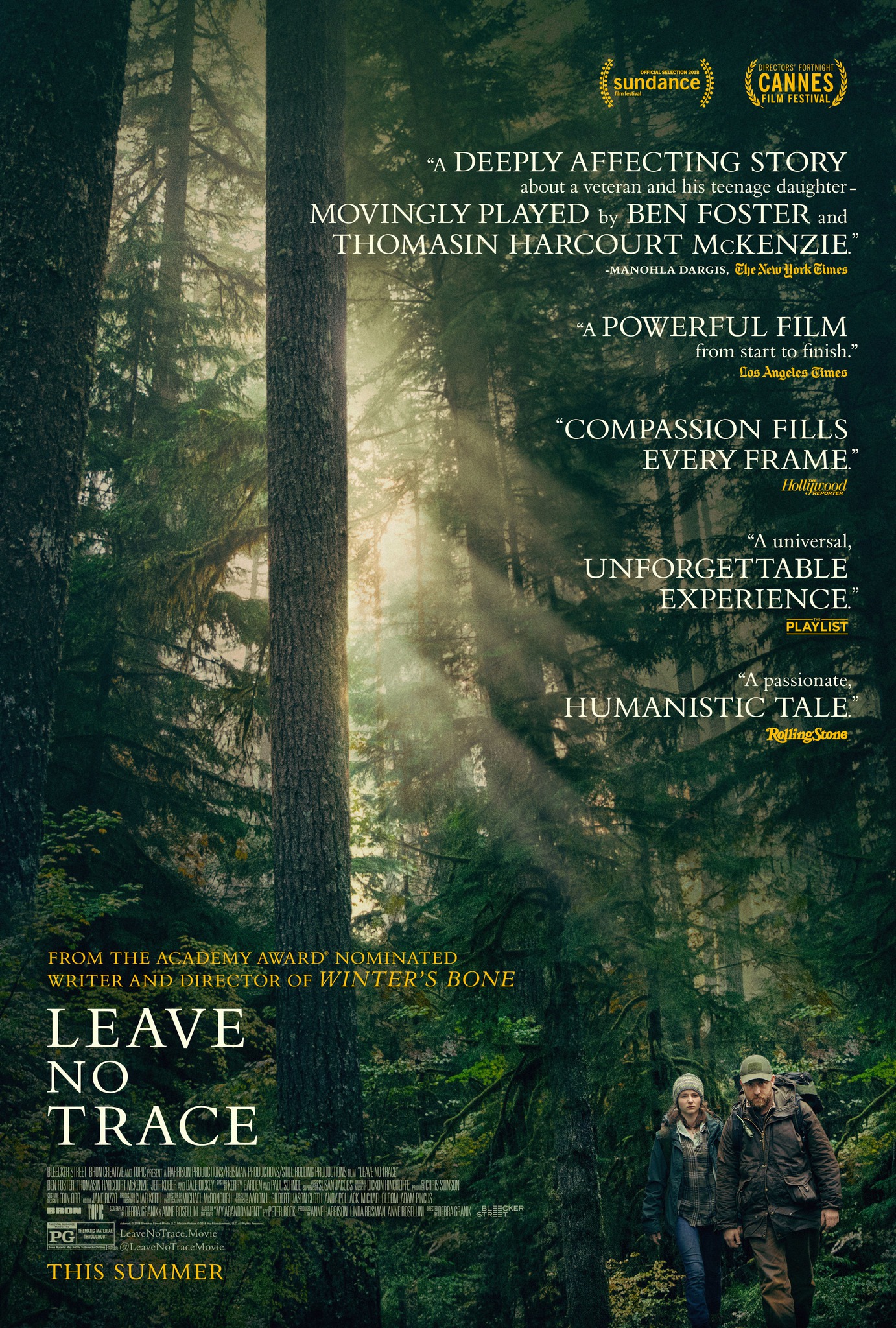 Mega Sized Movie Poster Image for Leave No Trace (#1 of 2)
