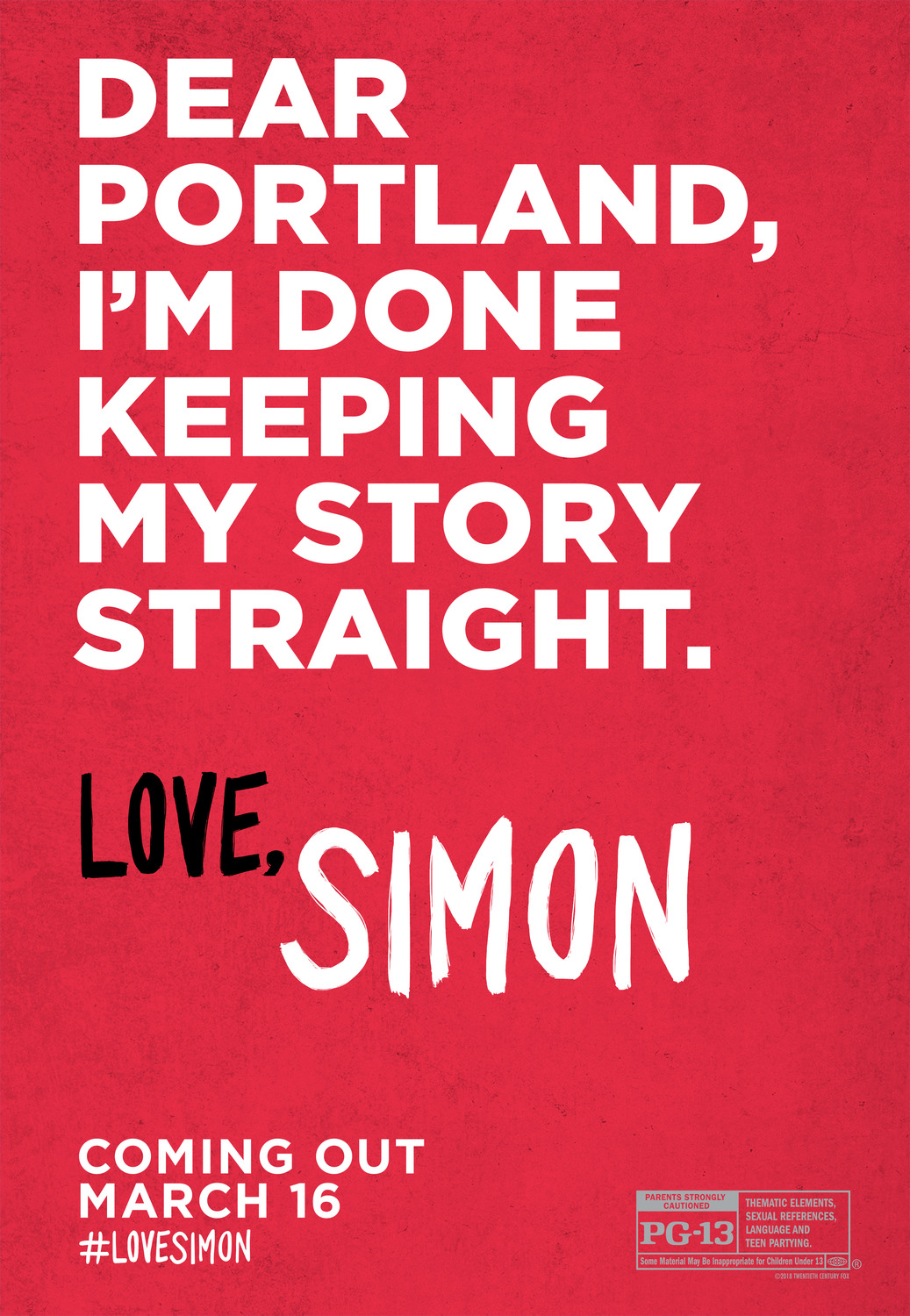Extra Large Movie Poster Image for Love, Simon (#8 of 8)