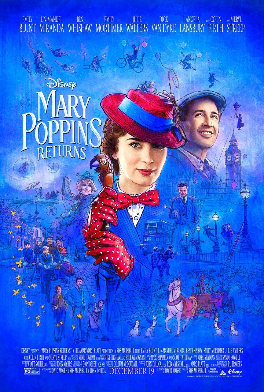 Extra Large Movie Poster Image for Mary Poppins Returns (#2 of 16)